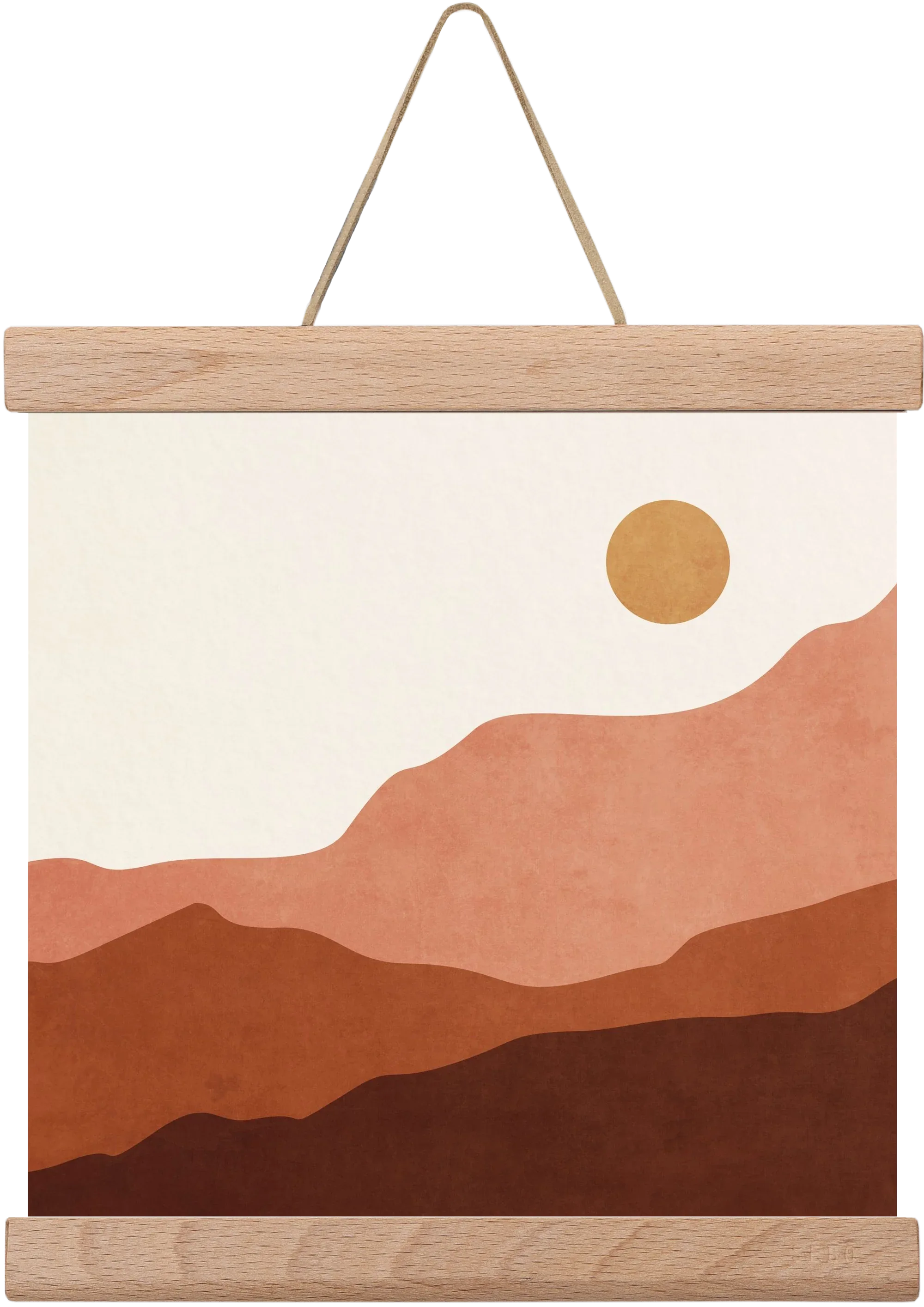 MINIMAL TROPICAL ART - LANDSCAPE 05 - artbridge