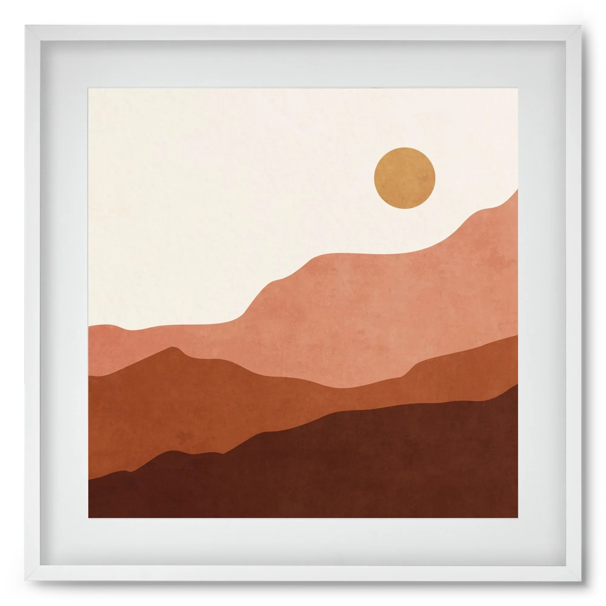 MINIMAL TROPICAL ART - LANDSCAPE 05 - artbridge