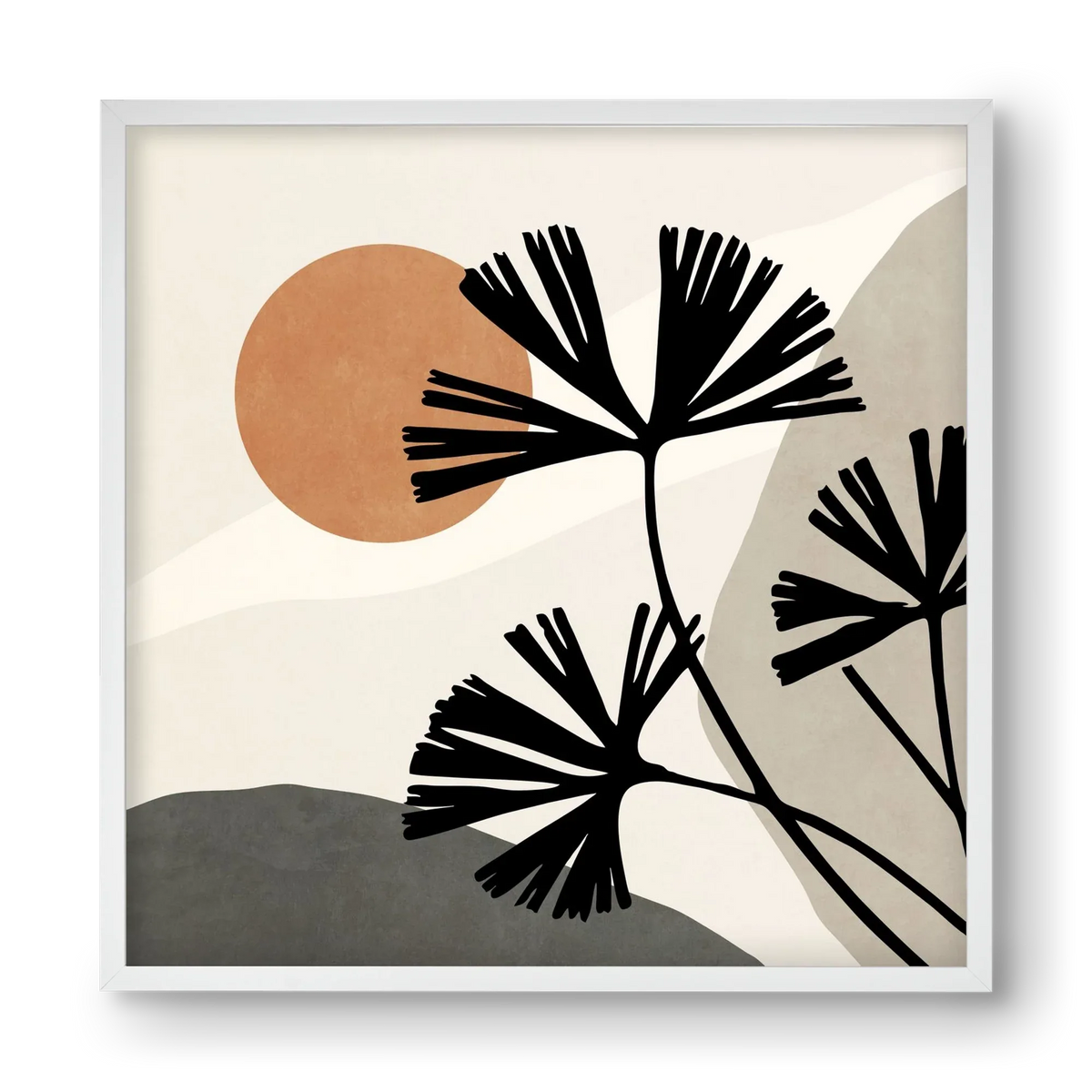 MINIMAL ART - TROPICAL LEAVES 01 - artbridge