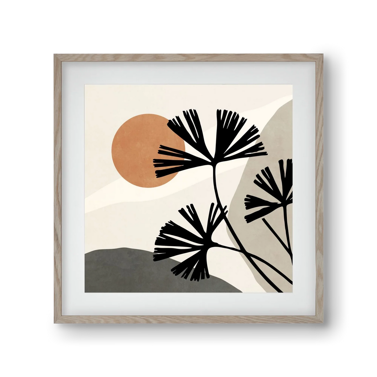 MINIMAL ART - TROPICAL LEAVES 01 - artbridge
