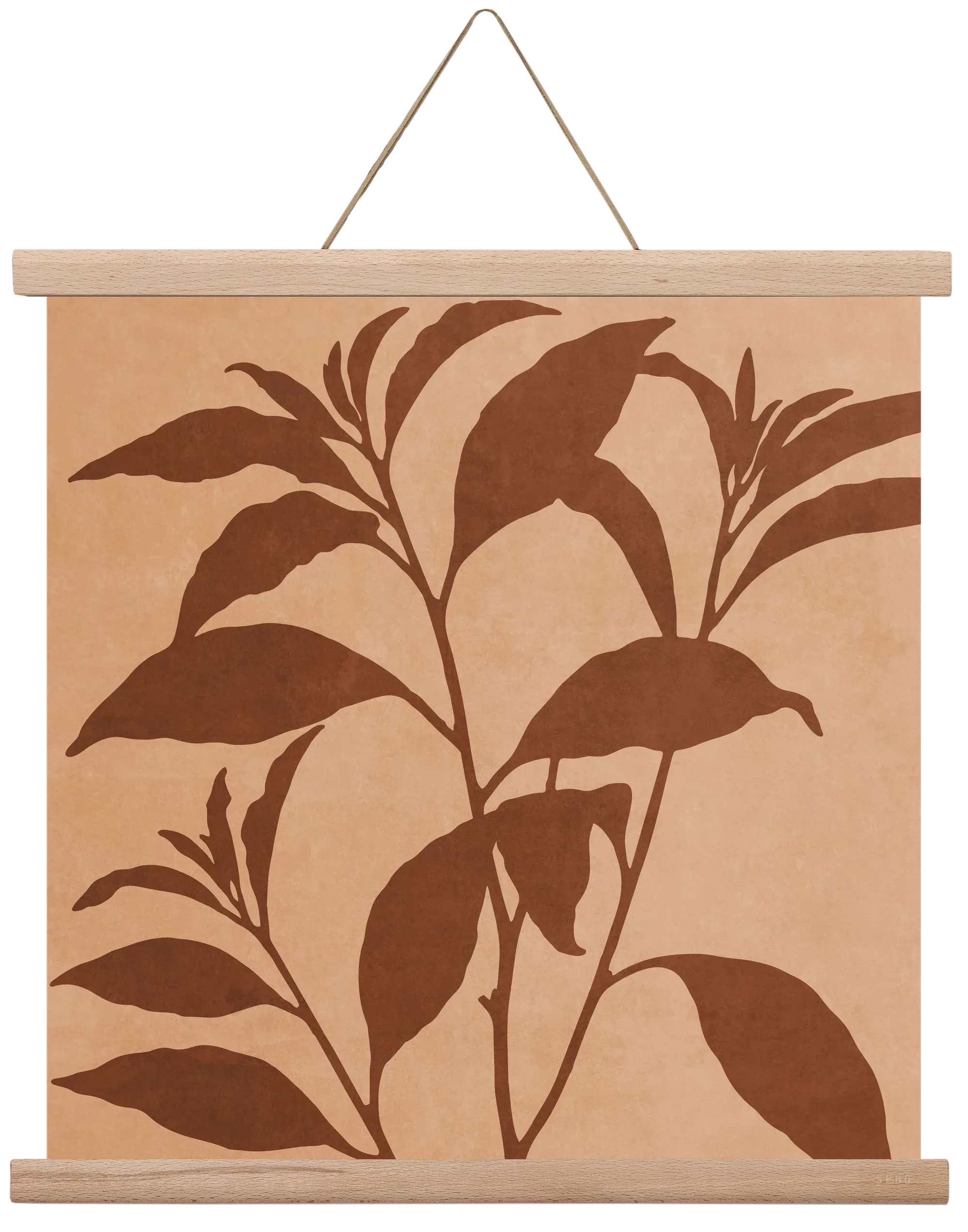 MINIMAL ART - TROPICAL LEAVES 04 - artbridge
