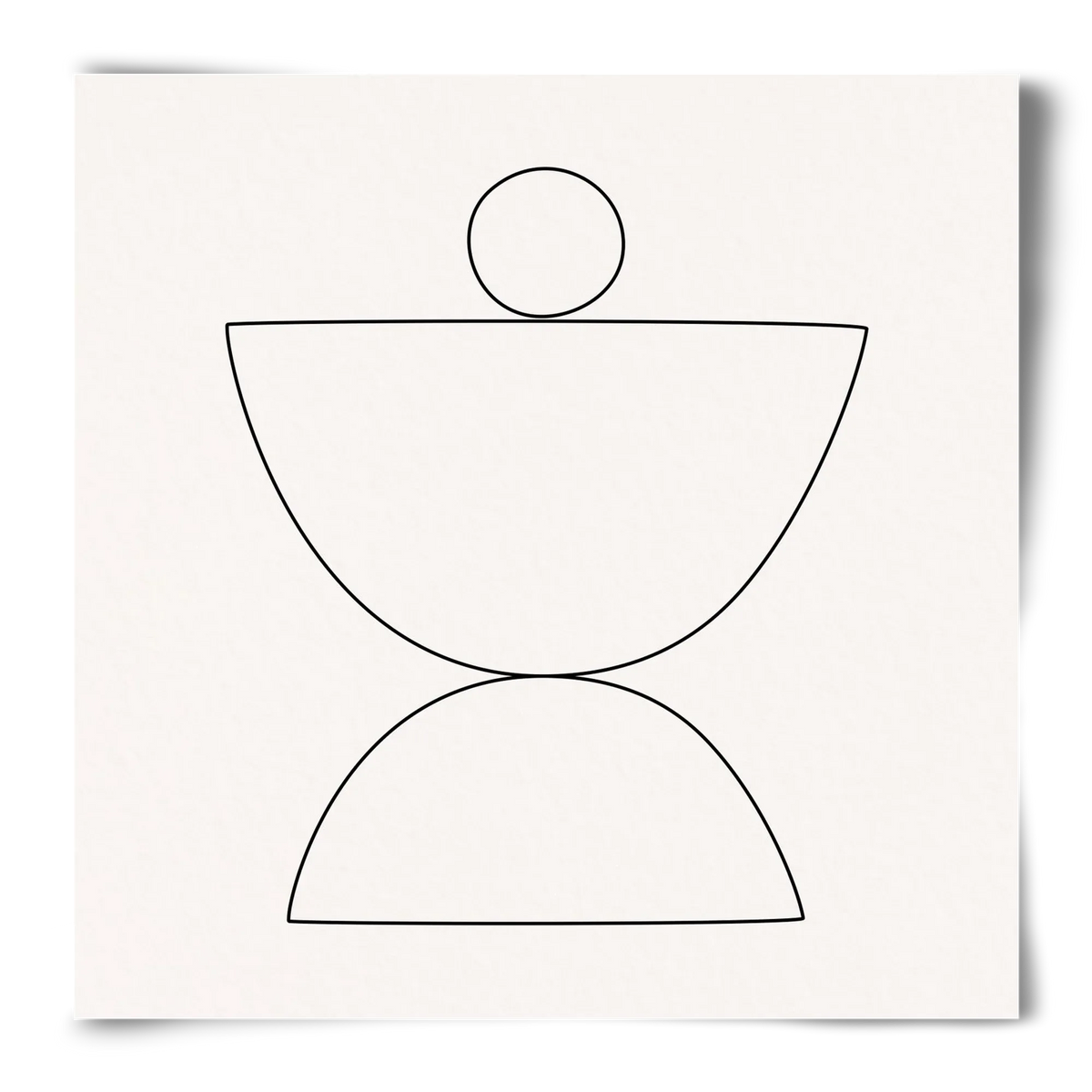 MINIMAL GEOMETIC ART - LINE 02 - artbridge