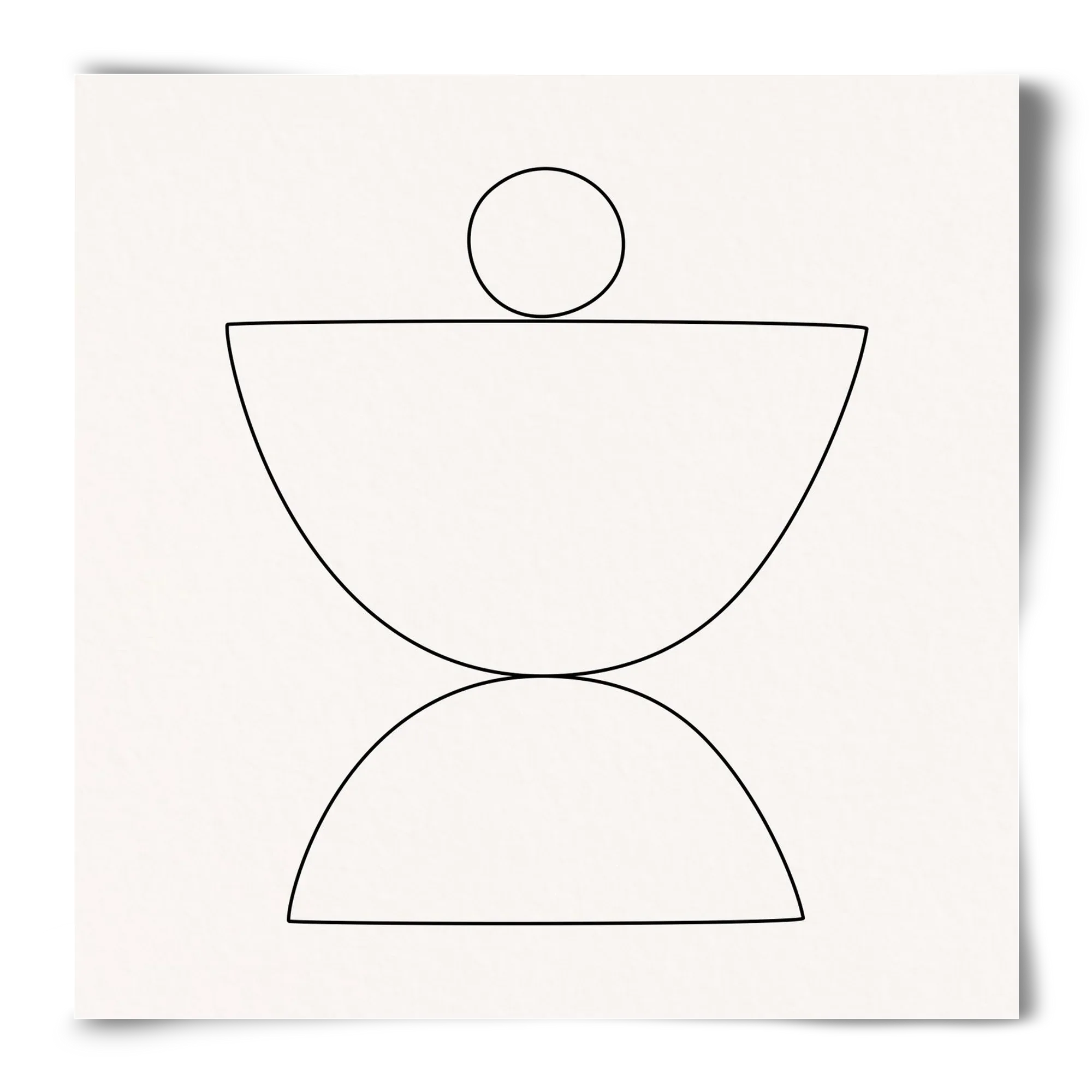 MINIMAL GEOMETIC ART - LINE 02 - artbridge