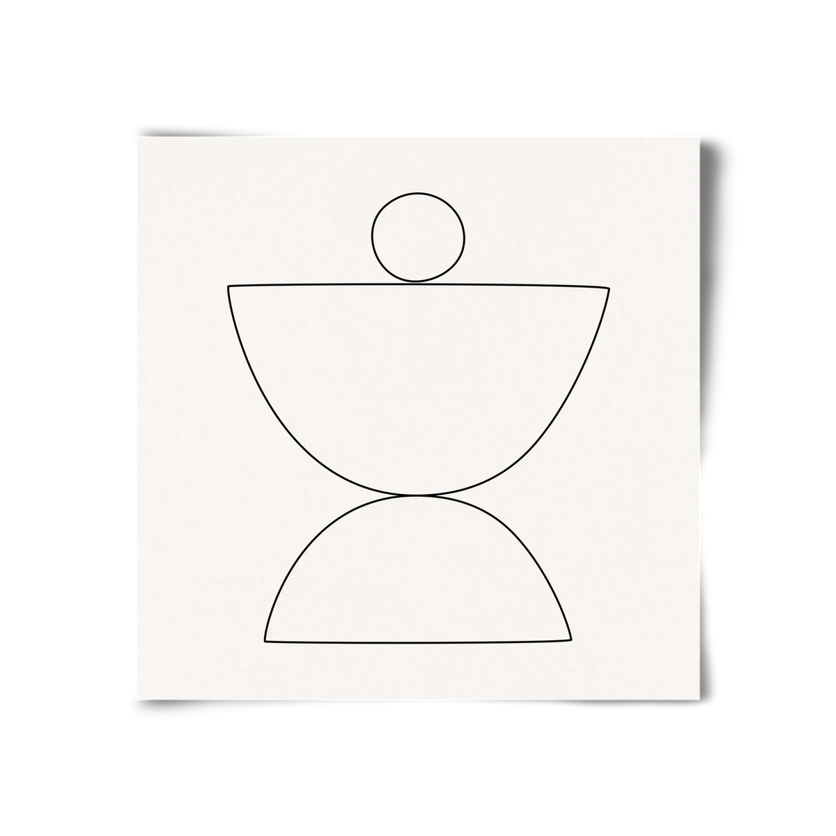 MINIMAL GEOMETIC ART - LINE 02 - artbridge