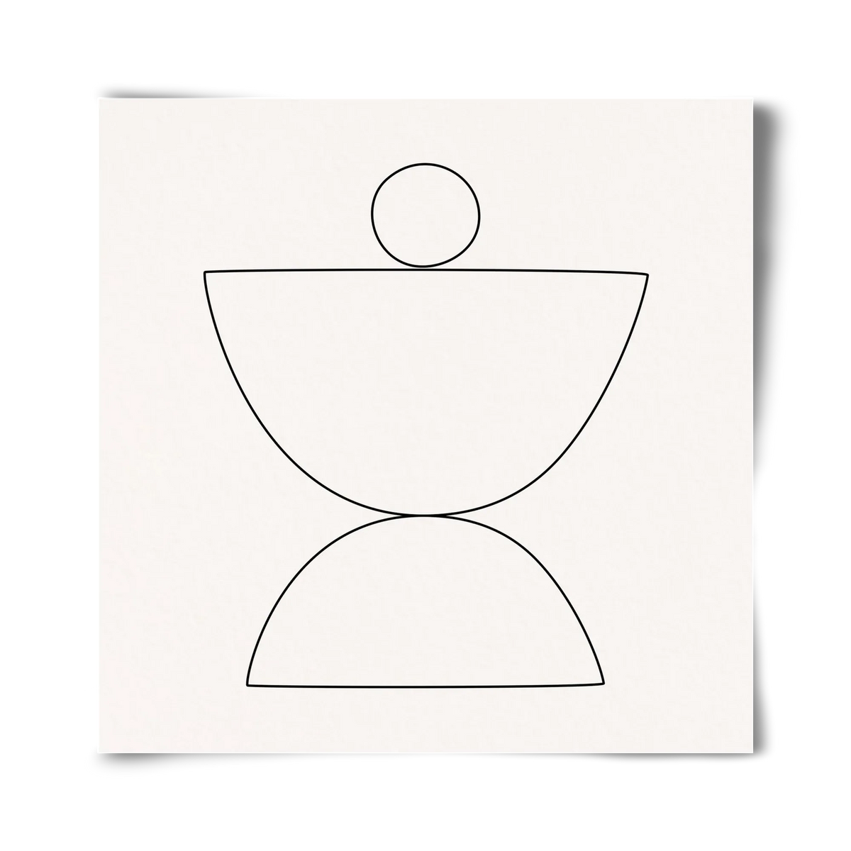 MINIMAL GEOMETIC ART - LINE 02 - artbridge