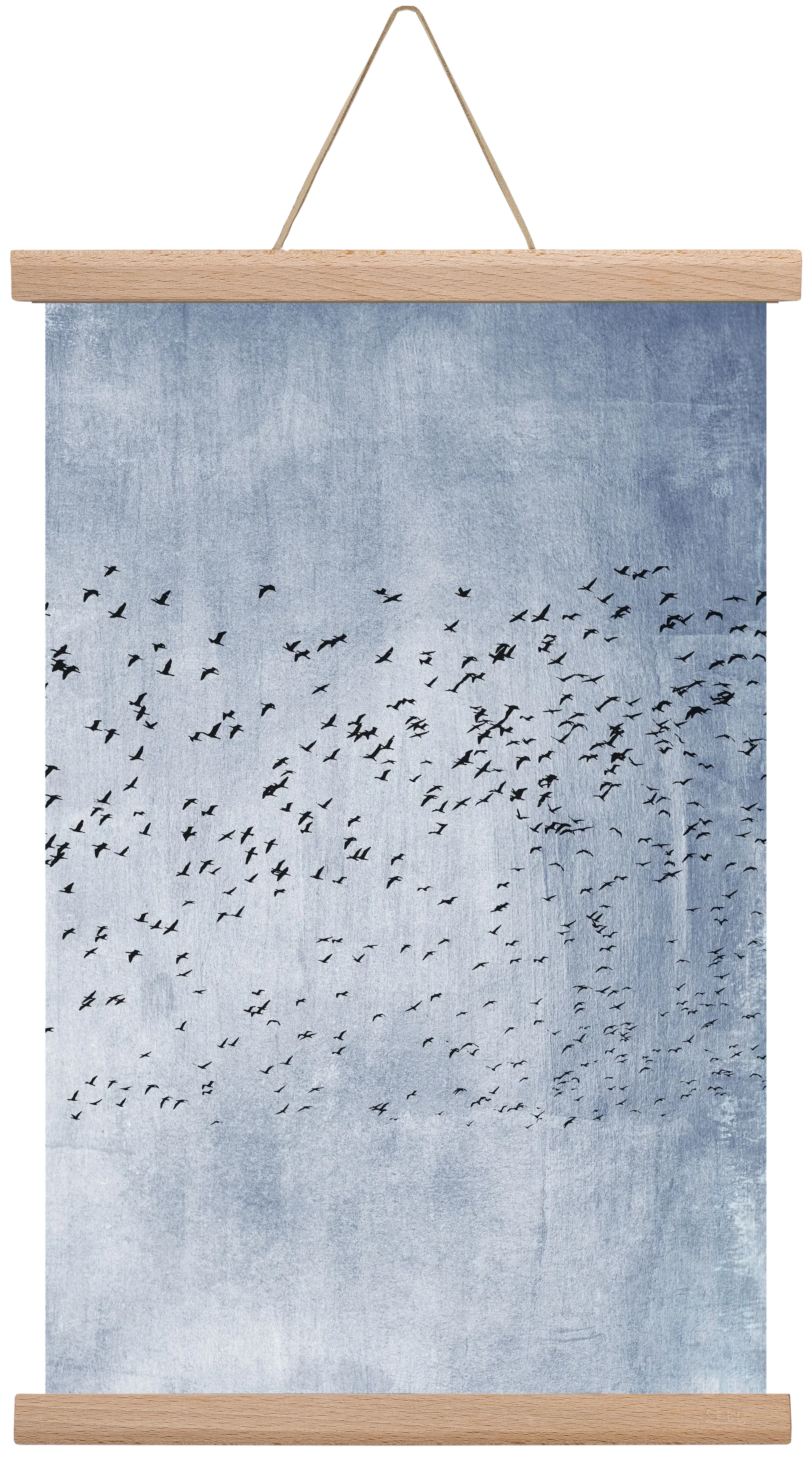 Moving on - blue - artbridge