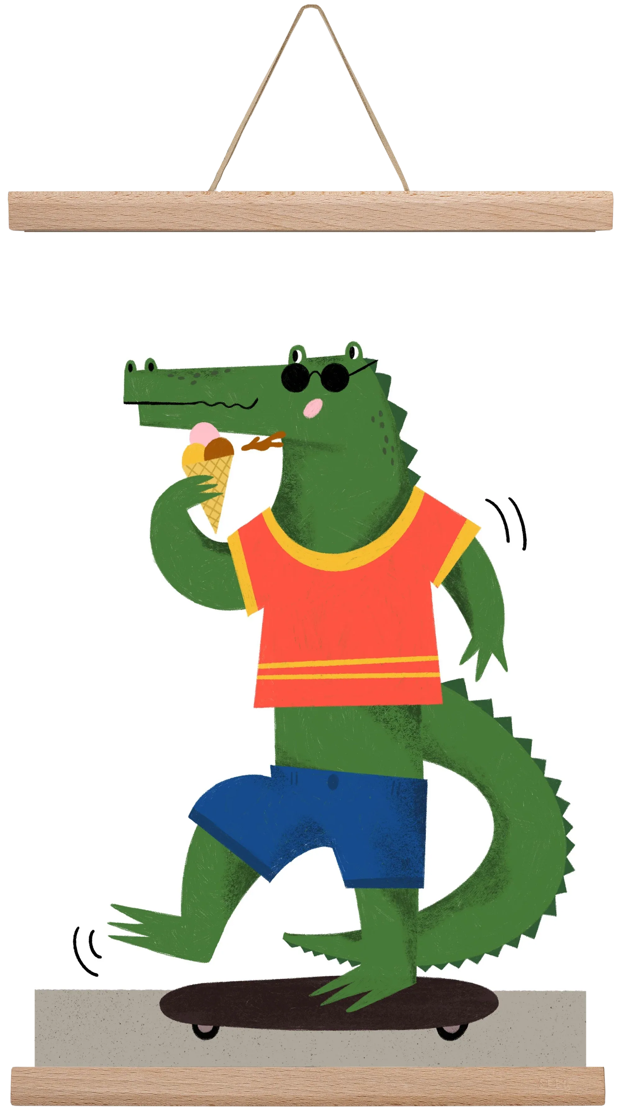 Funky Crocodile - artbridge