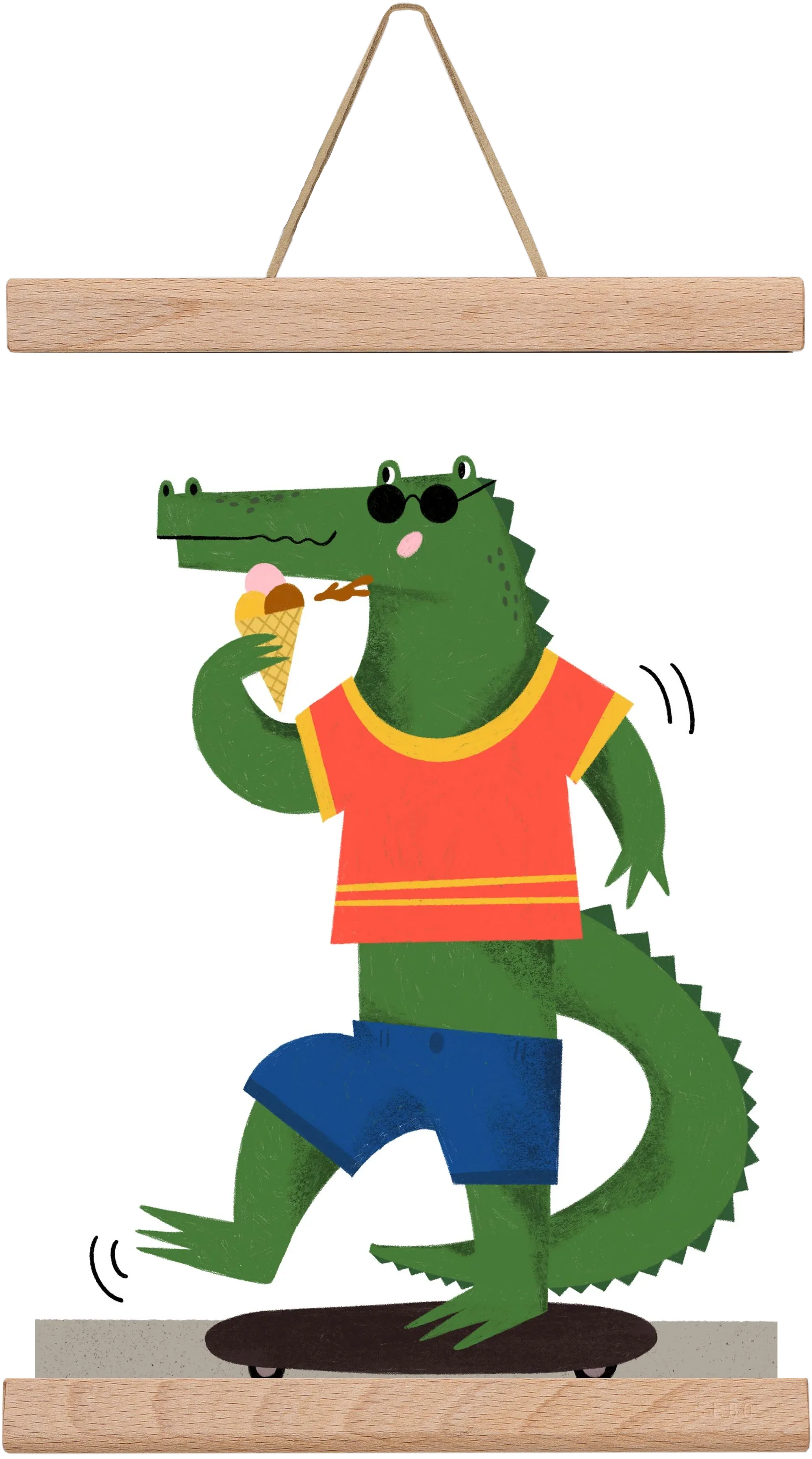 Funky Crocodile - artbridge