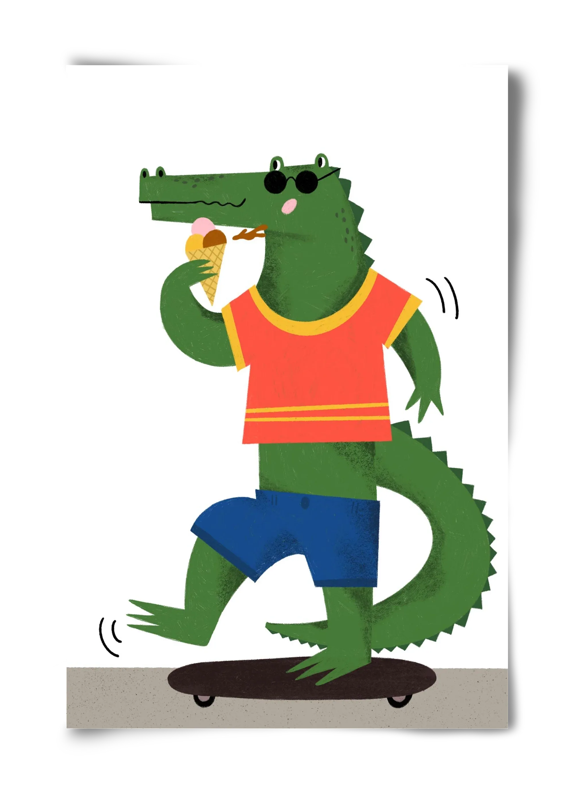 Funky Crocodile - artbridge
