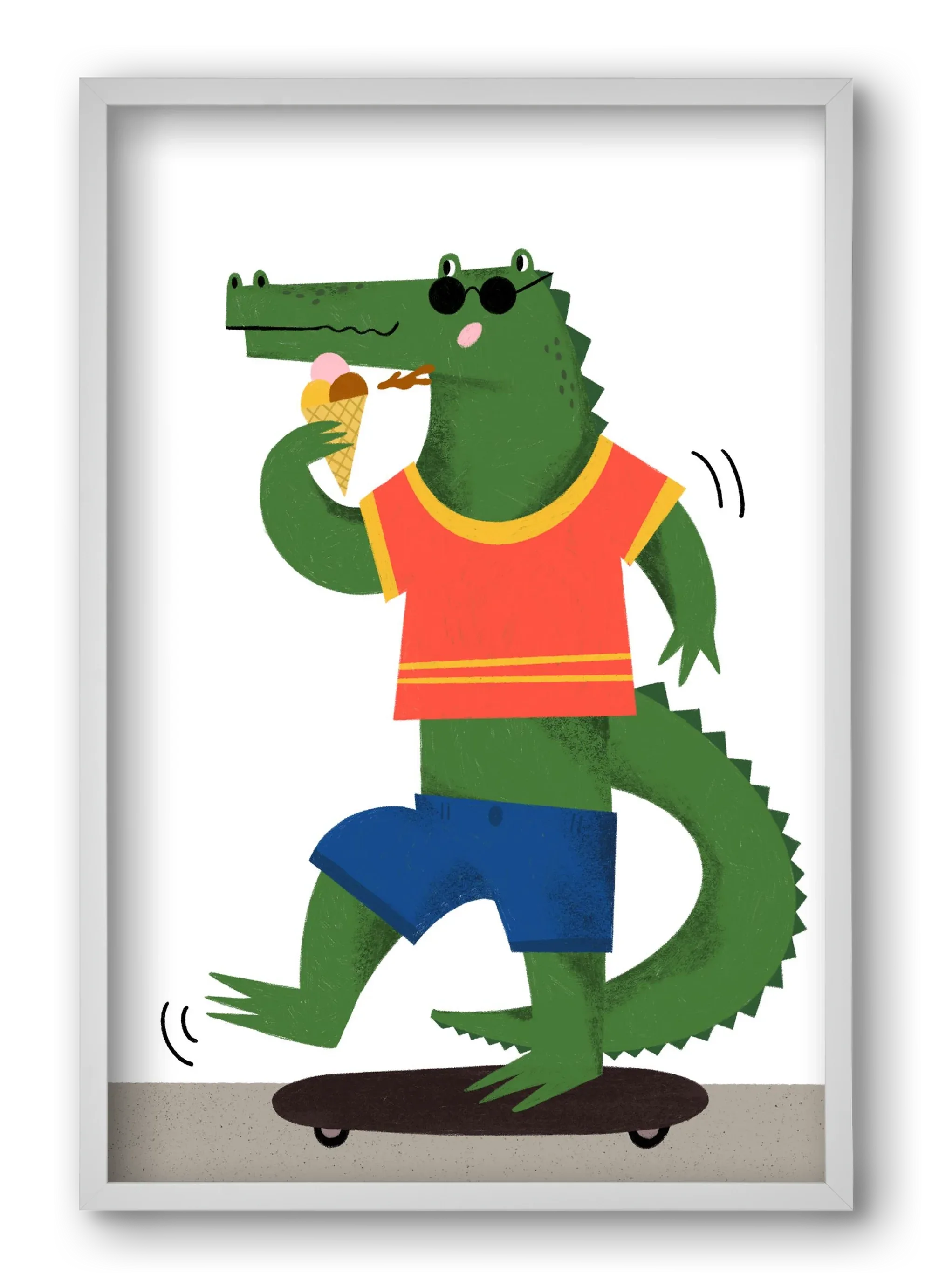 Funky Crocodile - artbridge