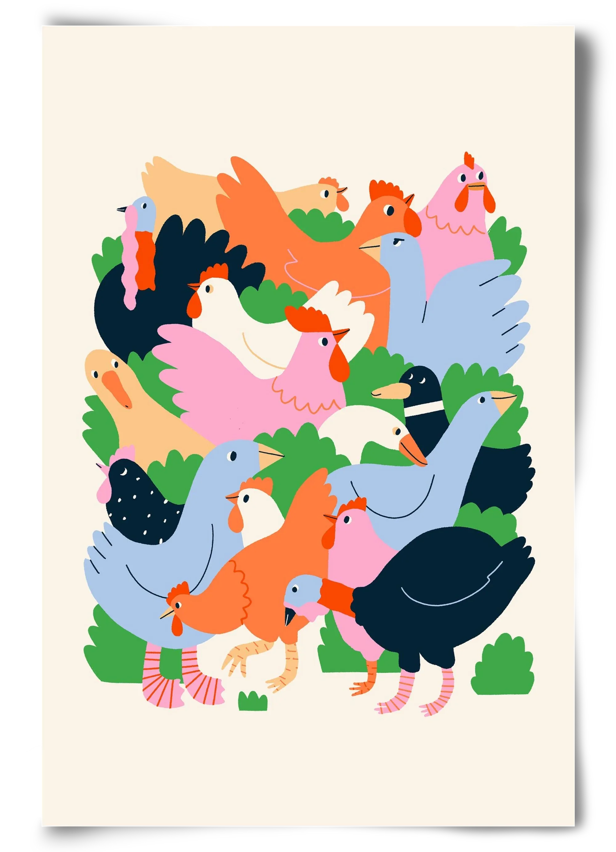 Happy Poultry Yard - artbridge