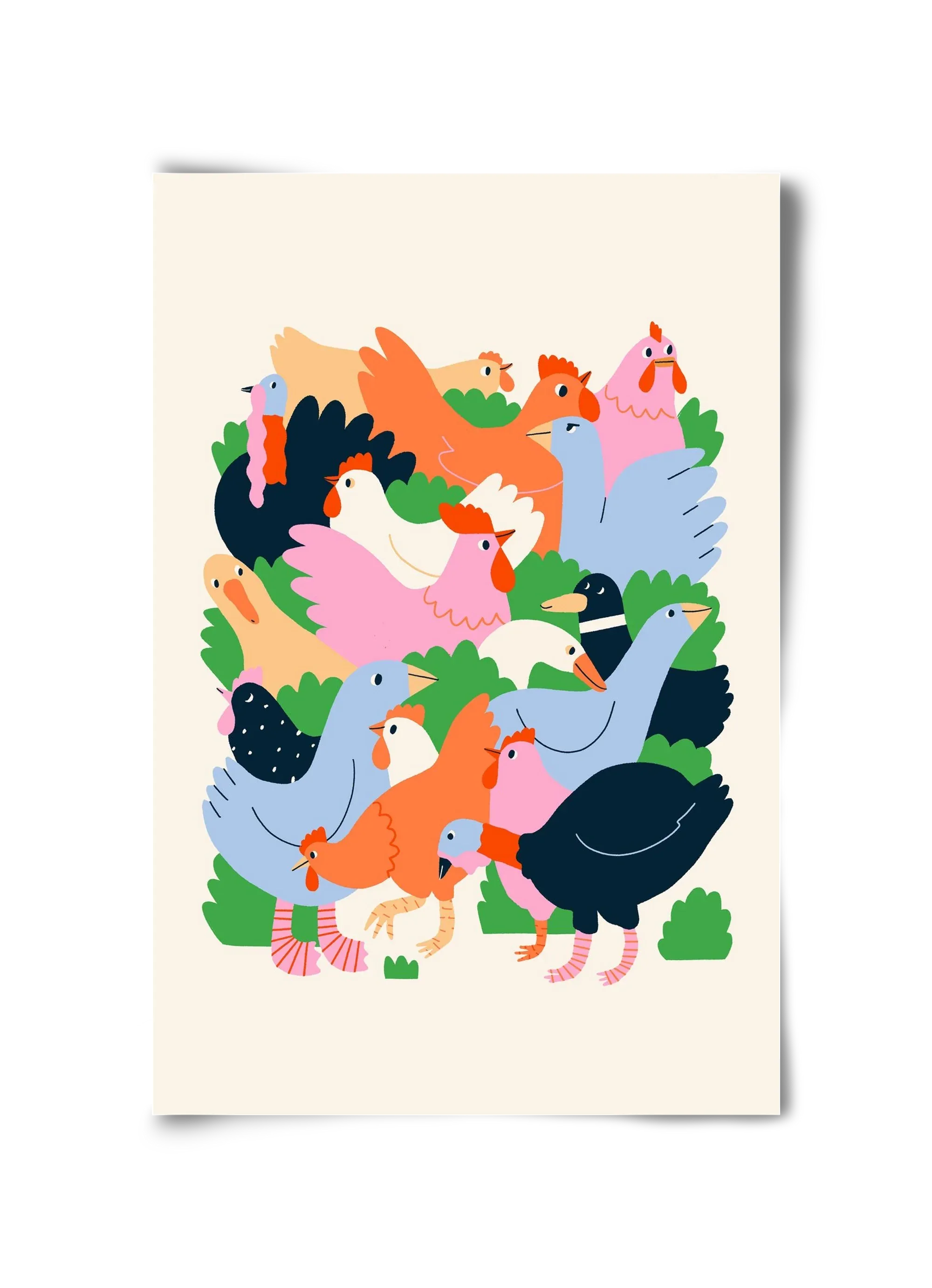 Happy Poultry Yard - artbridge