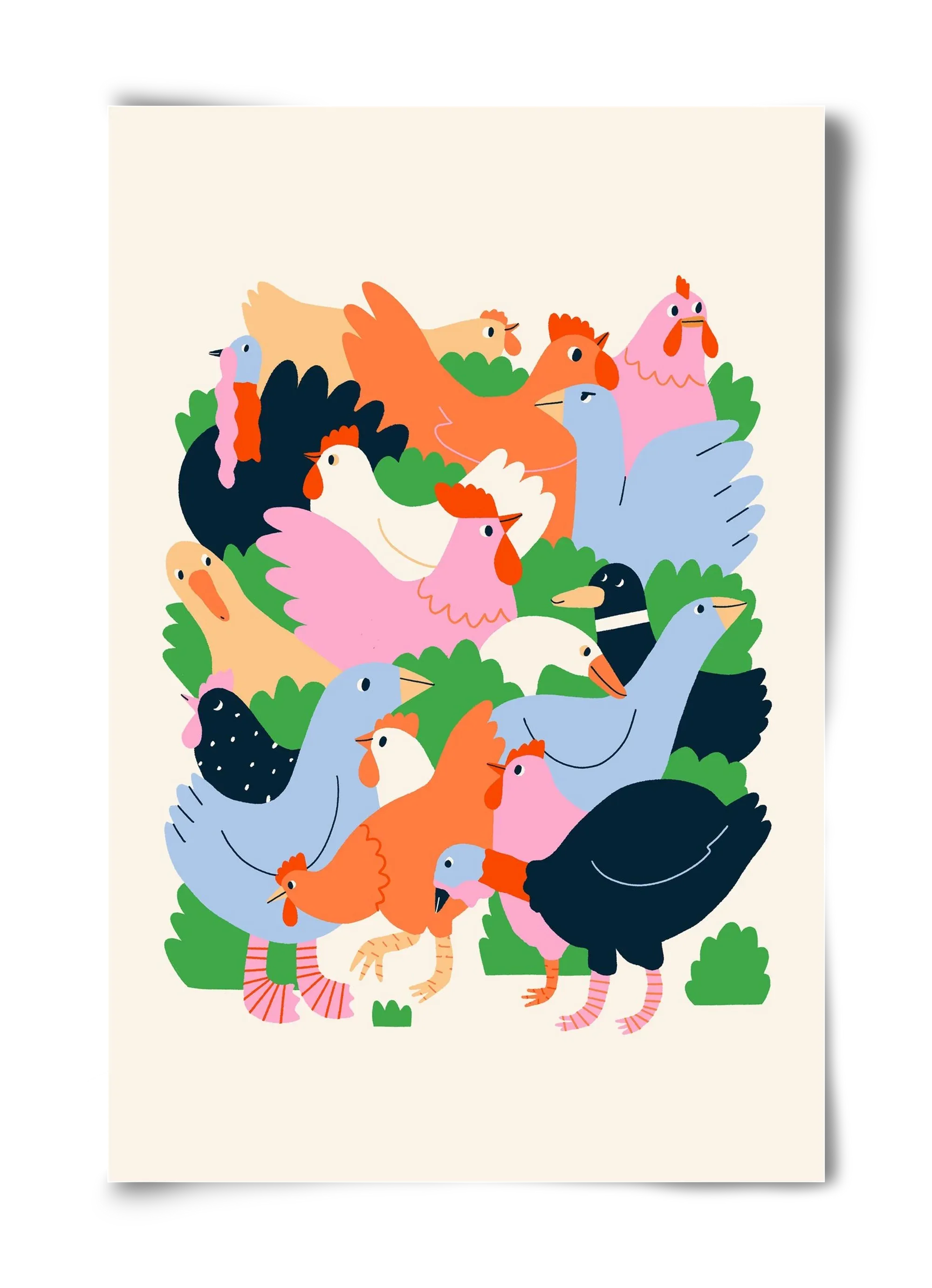 Happy Poultry Yard - artbridge