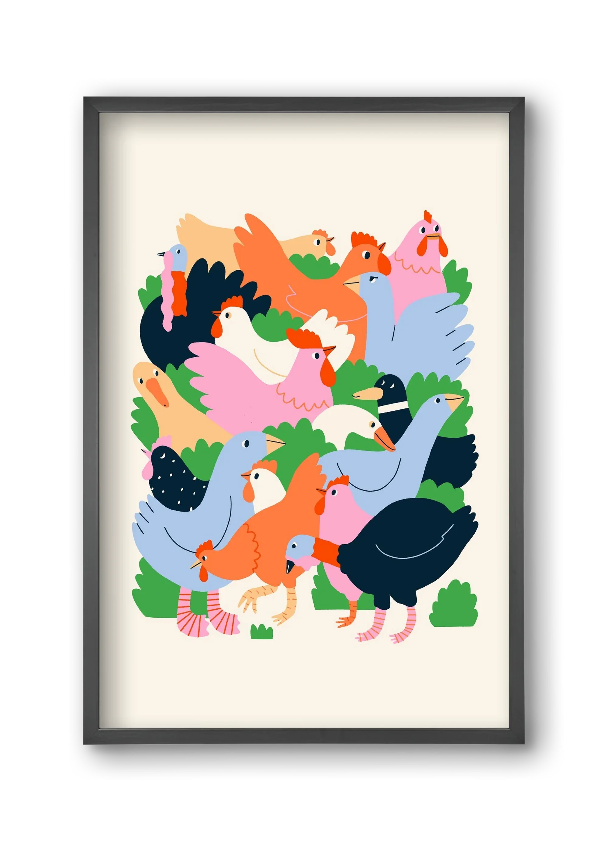 Happy Poultry Yard - artbridge