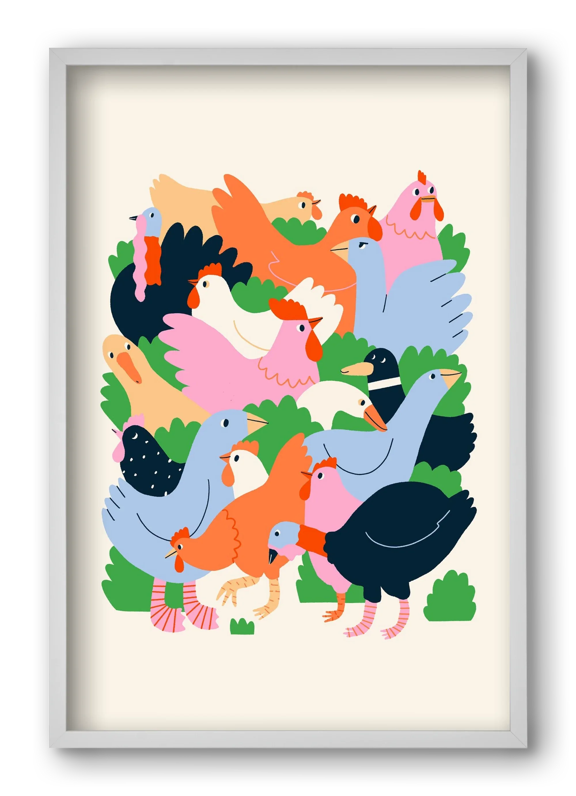 Happy Poultry Yard - artbridge