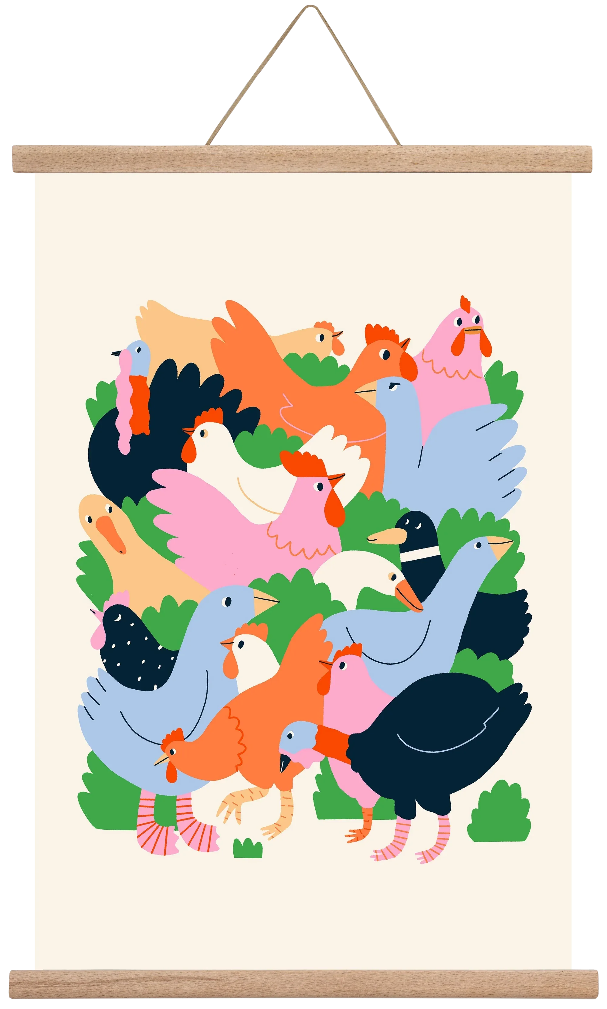 Happy Poultry Yard - artbridge