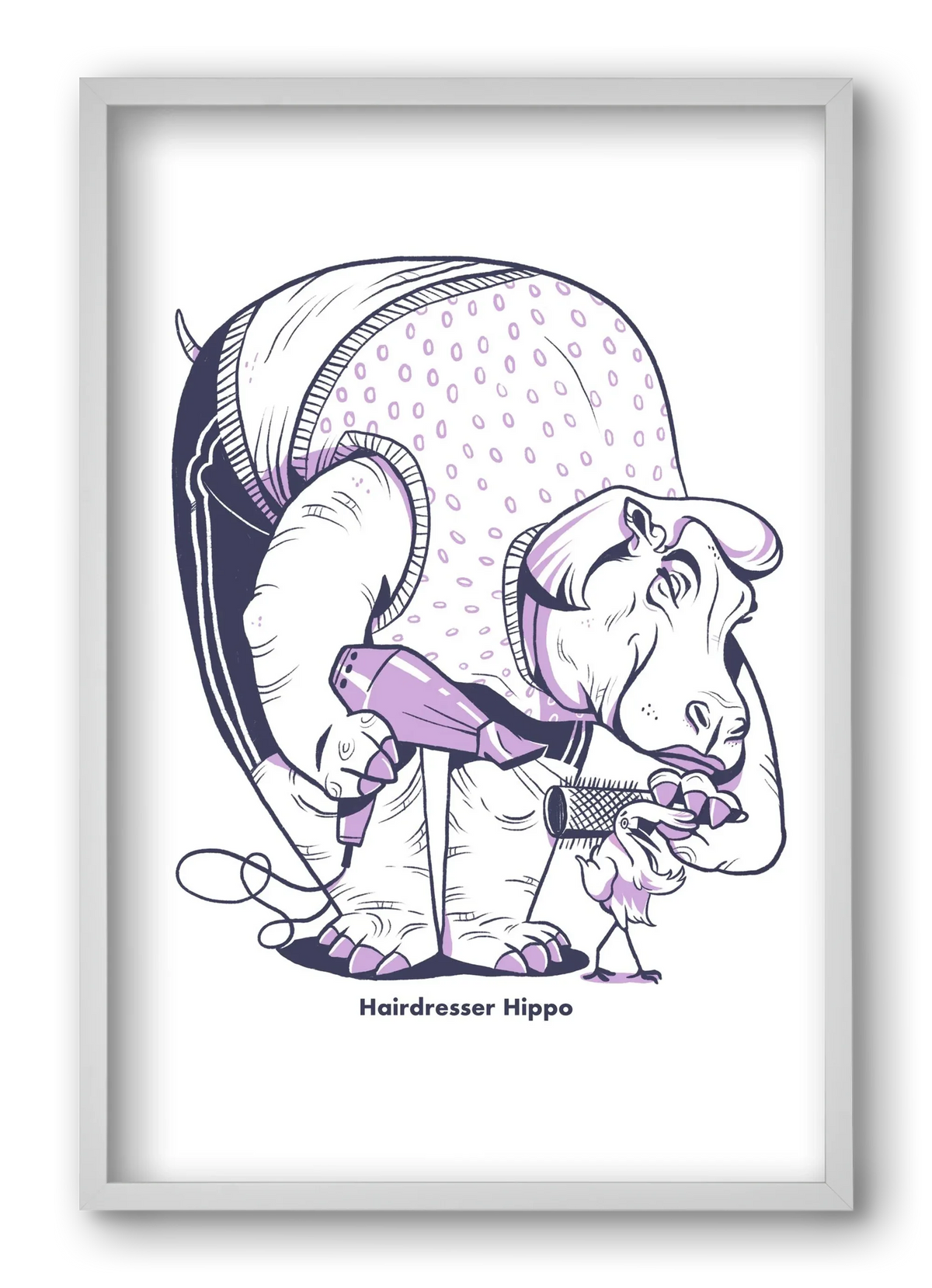 Hairdresser Hippo - artbridge