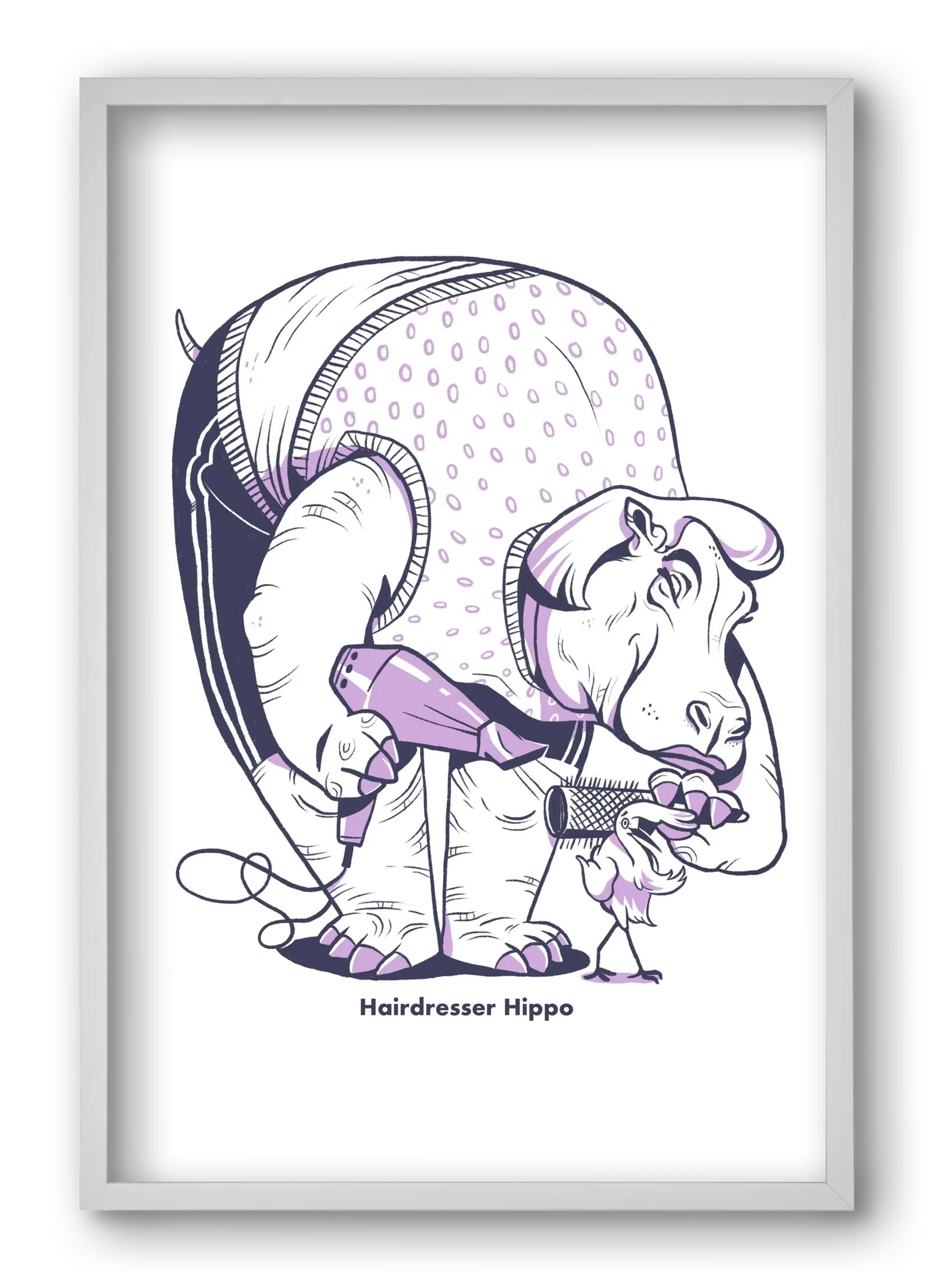 Hairdresser Hippo - artbridge