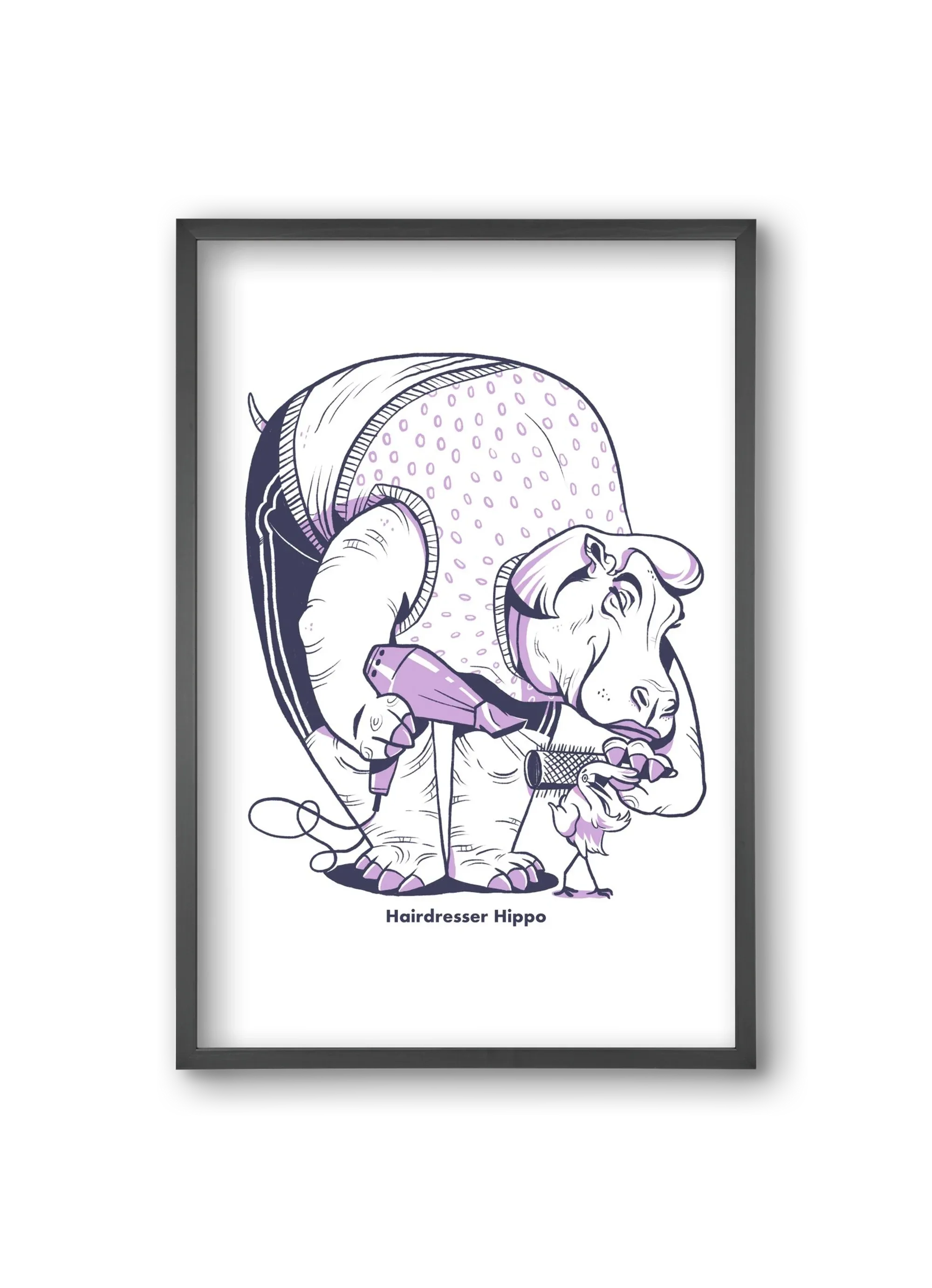 Hairdresser Hippo - artbridge
