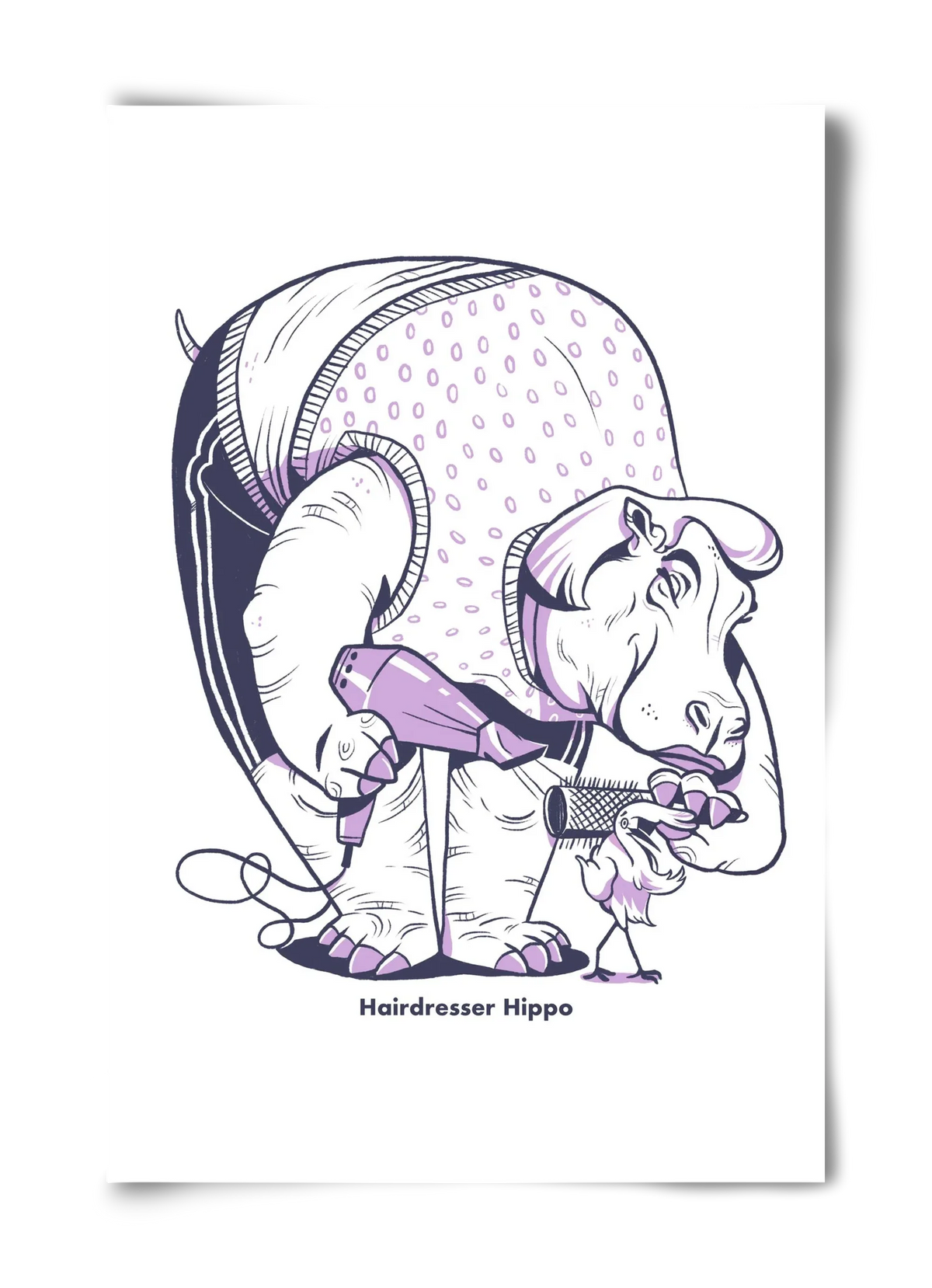 Hairdresser Hippo - artbridge