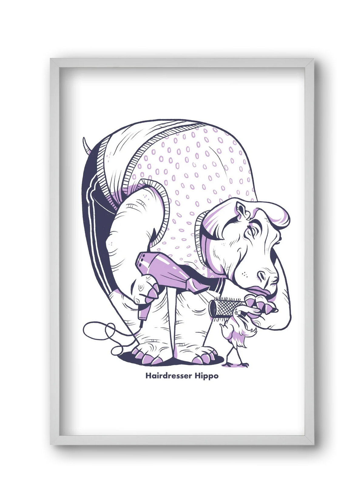 Hairdresser Hippo - artbridge