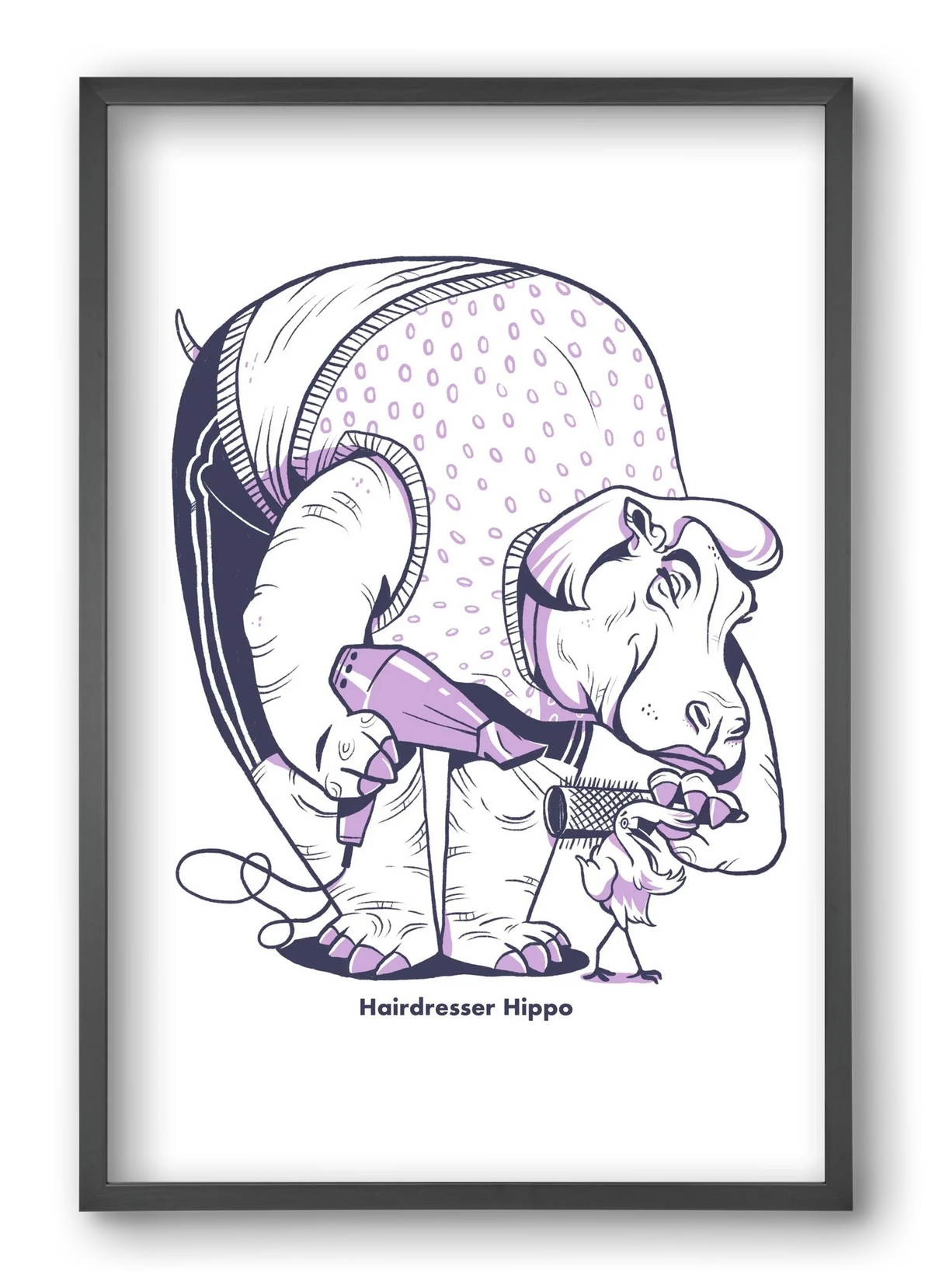 Hairdresser Hippo - artbridge