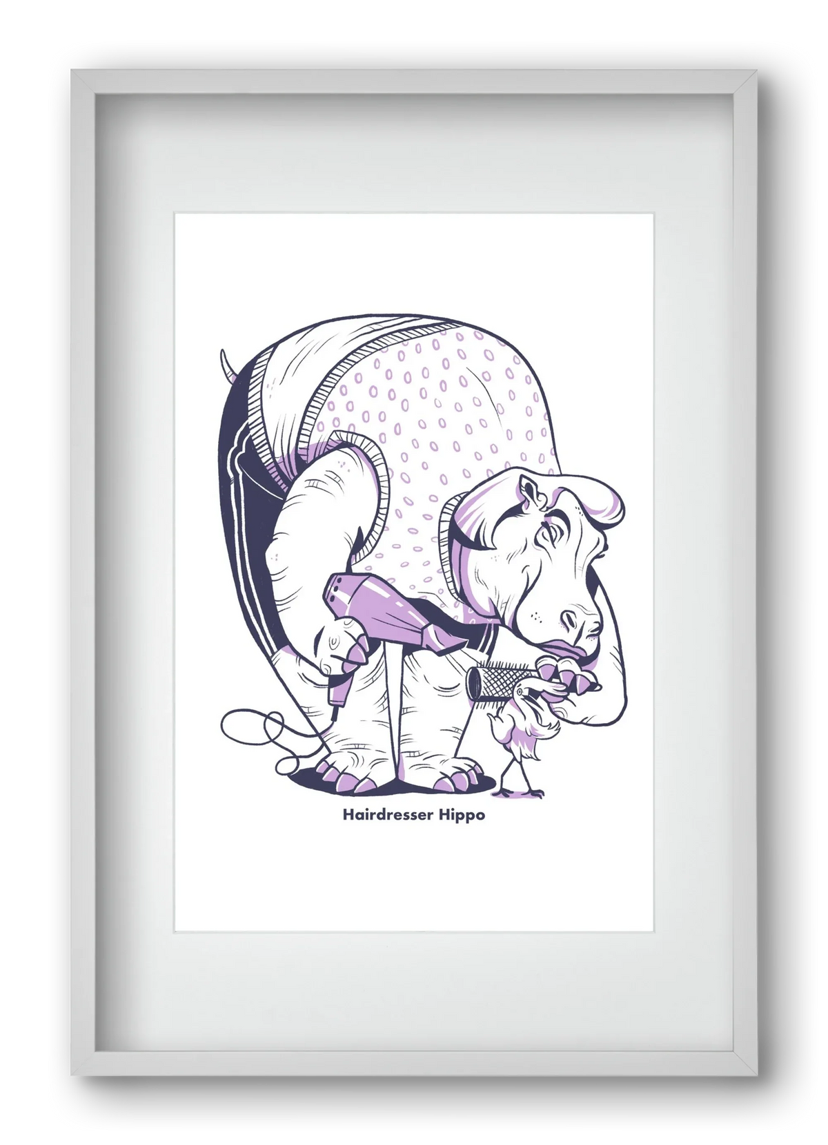 Hairdresser Hippo - artbridge
