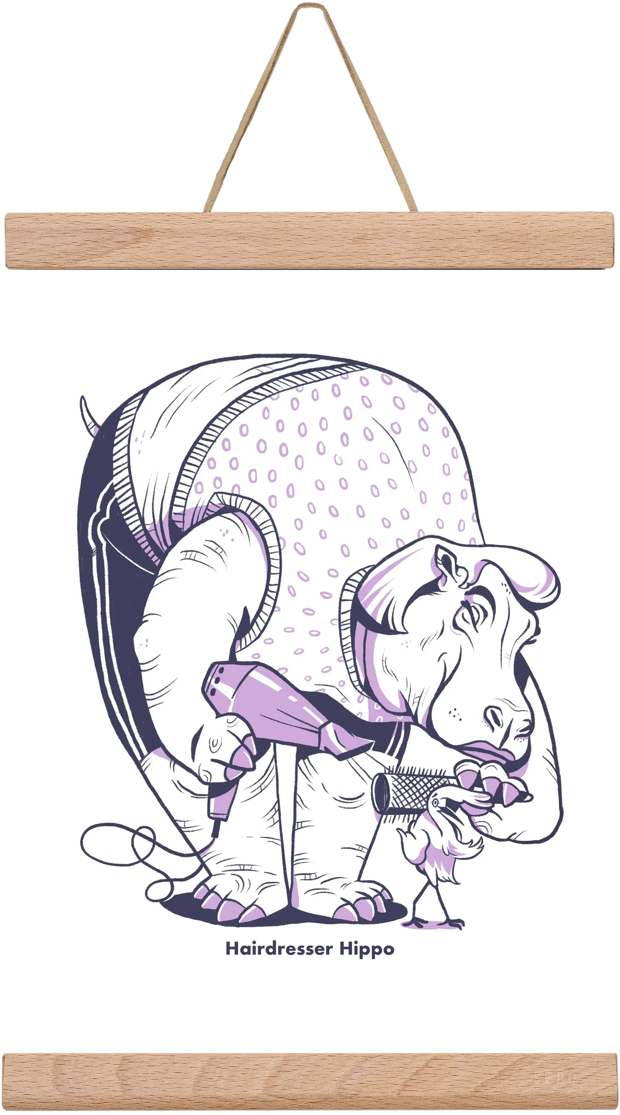 Hairdresser Hippo - artbridge