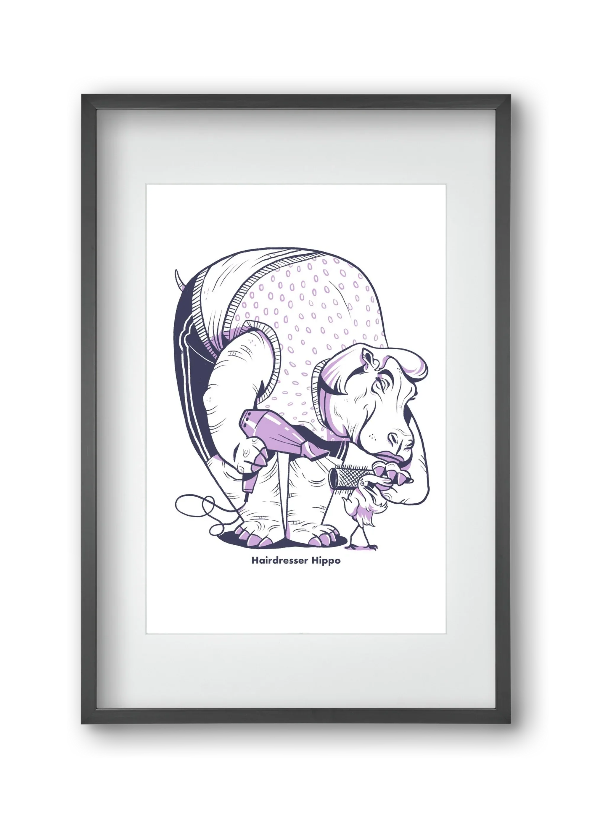 Hairdresser Hippo - artbridge