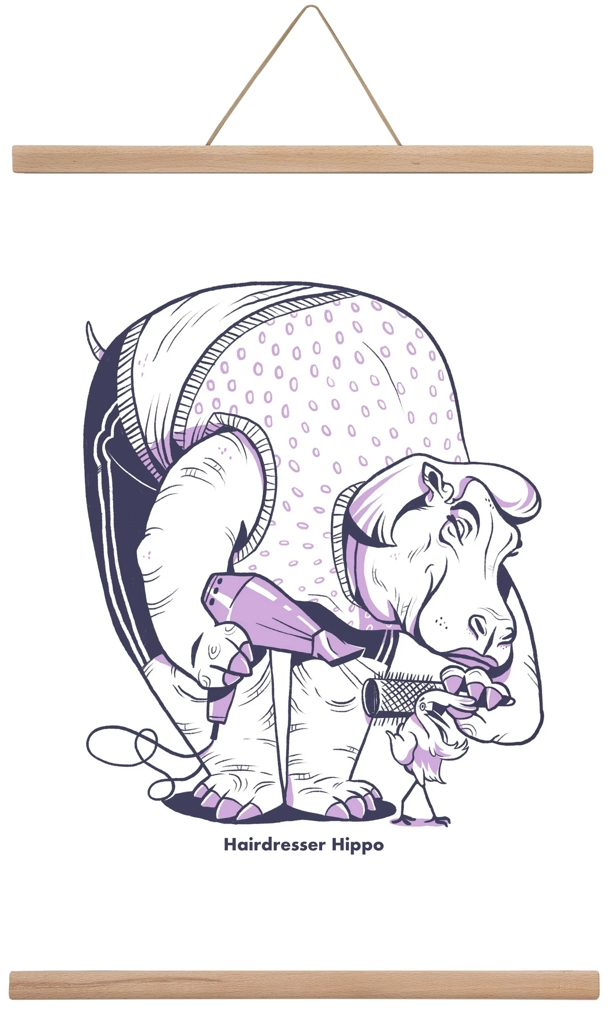 Hairdresser Hippo - artbridge