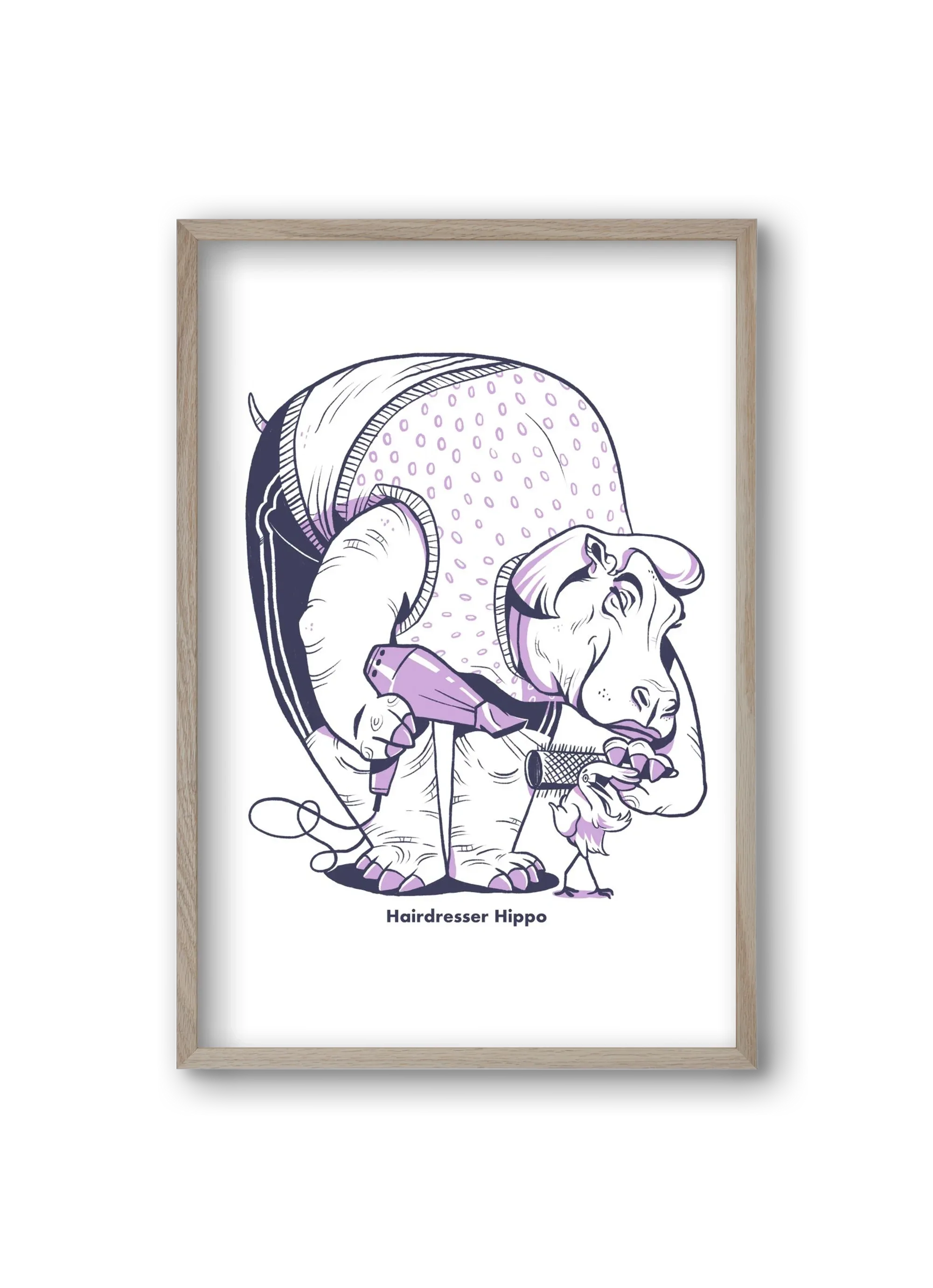 Hairdresser Hippo - artbridge