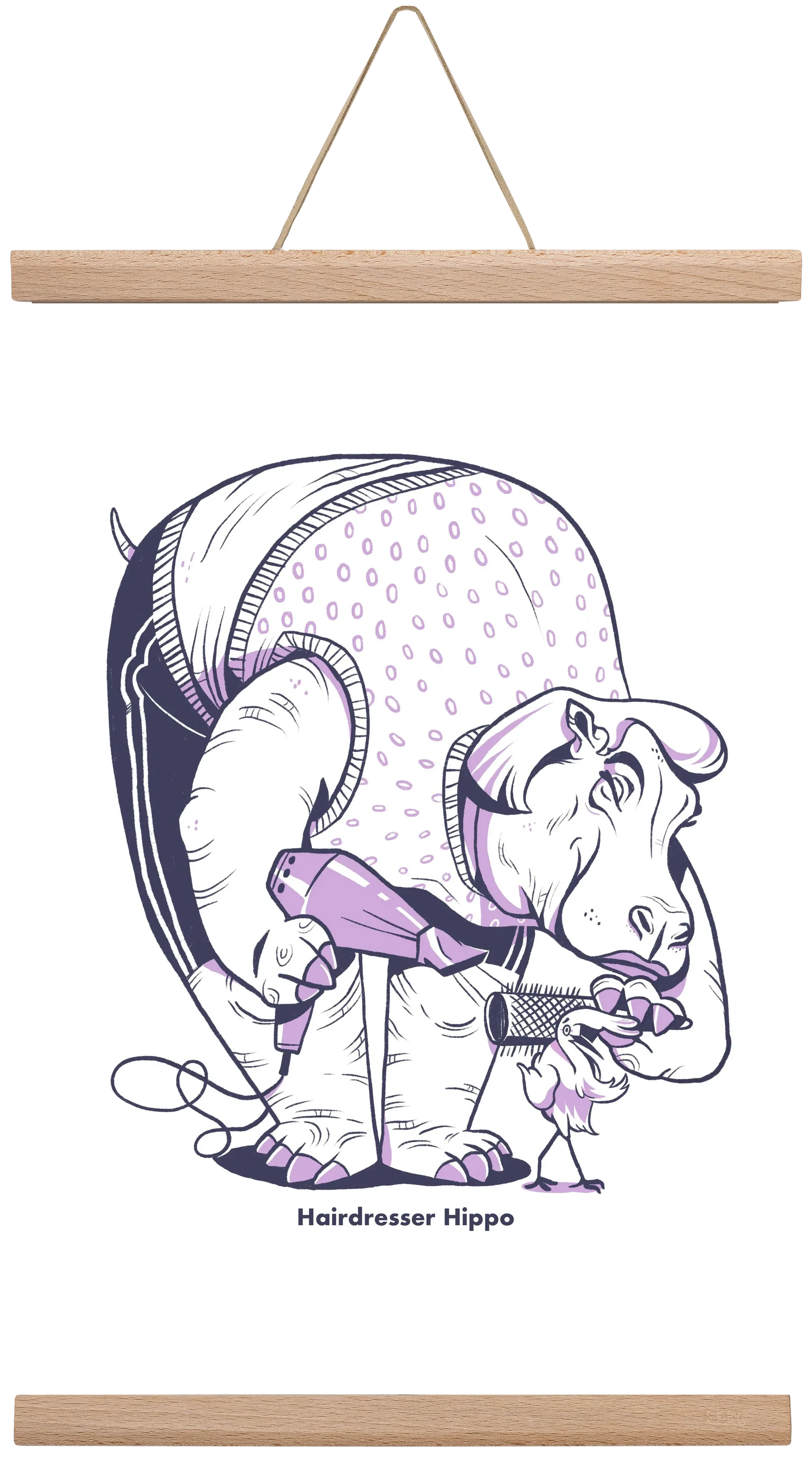Hairdresser Hippo - artbridge