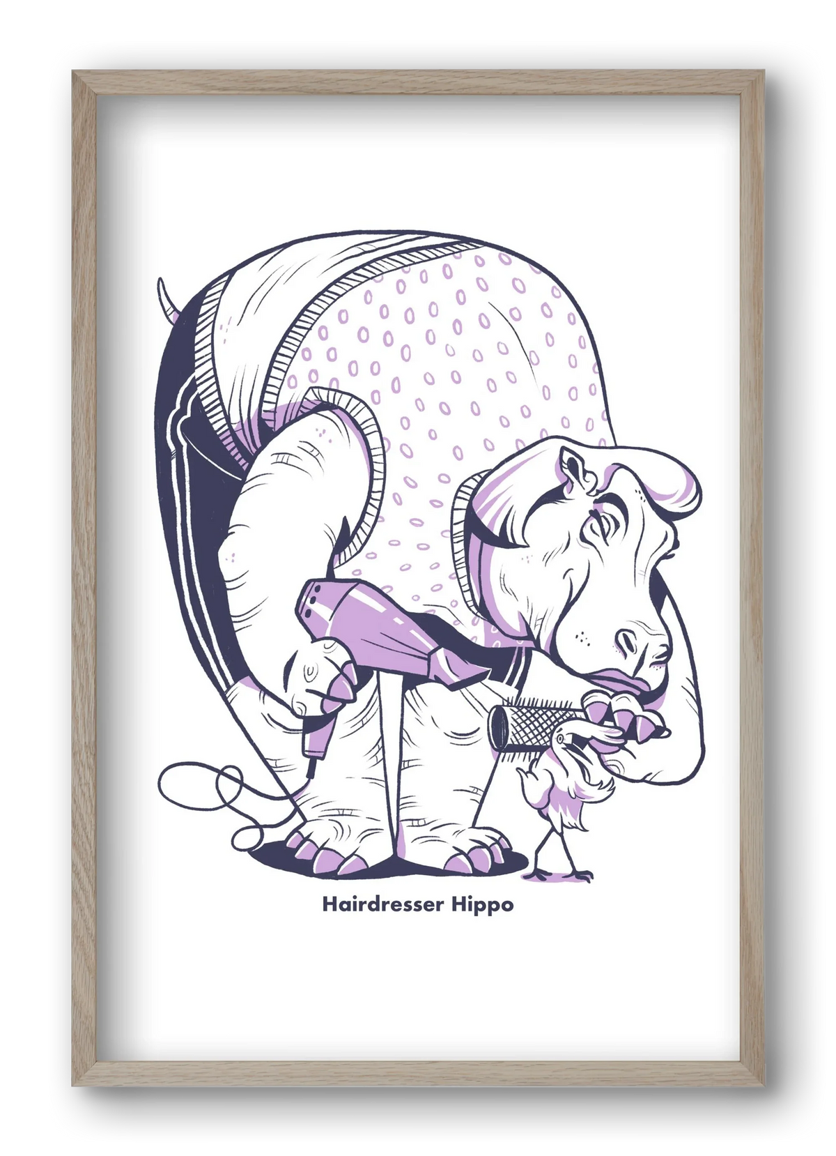 Hairdresser Hippo - artbridge