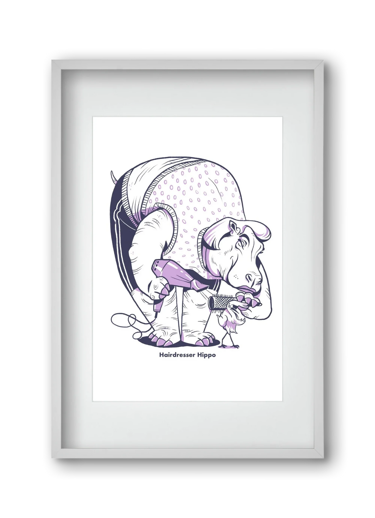 Hairdresser Hippo - artbridge