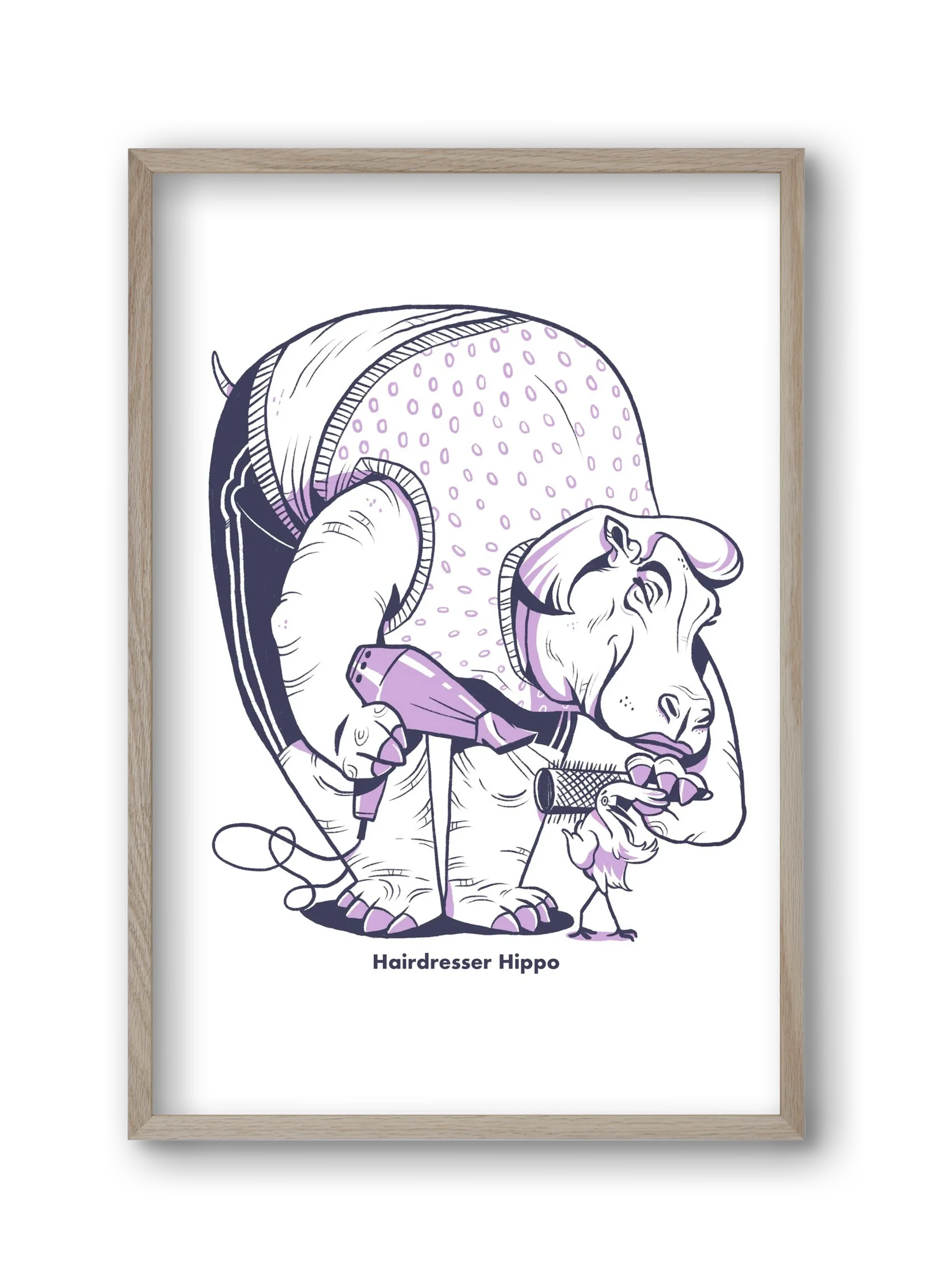 Hairdresser Hippo - artbridge