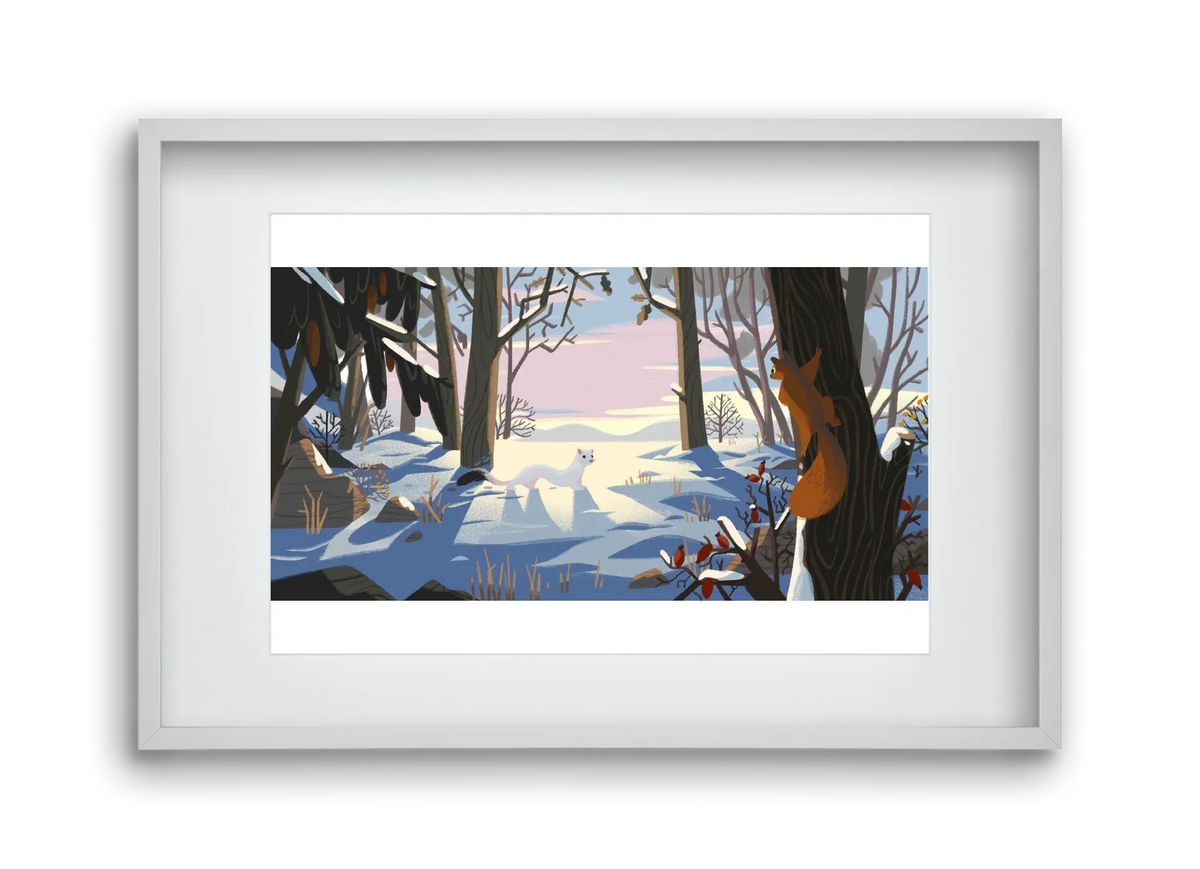 Squirrel and Stoat - artbridge