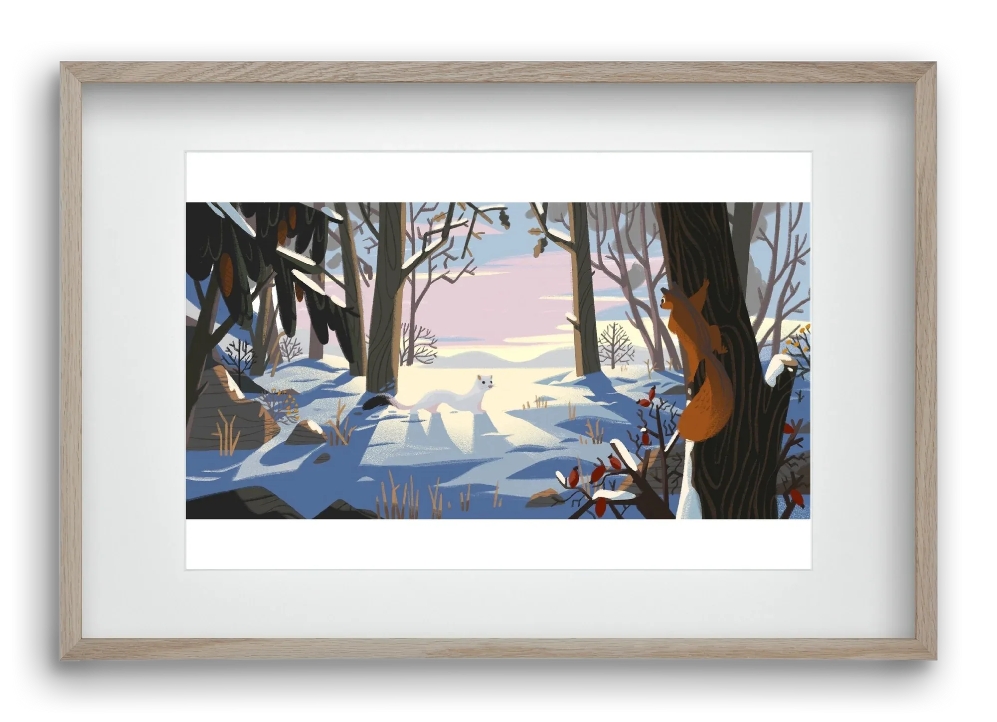 Squirrel and Stoat - artbridge
