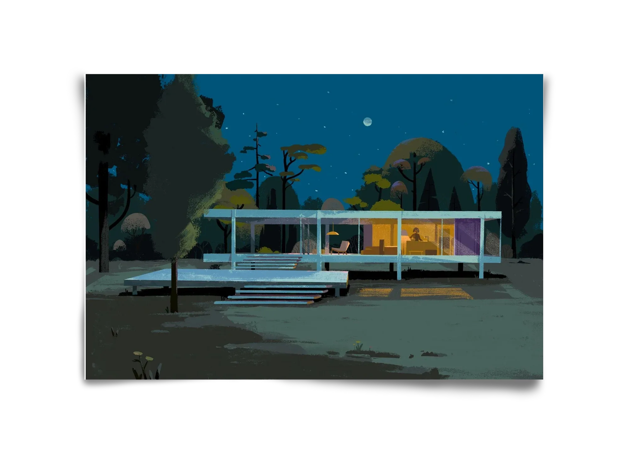 Mid-century at midnight - artbridge