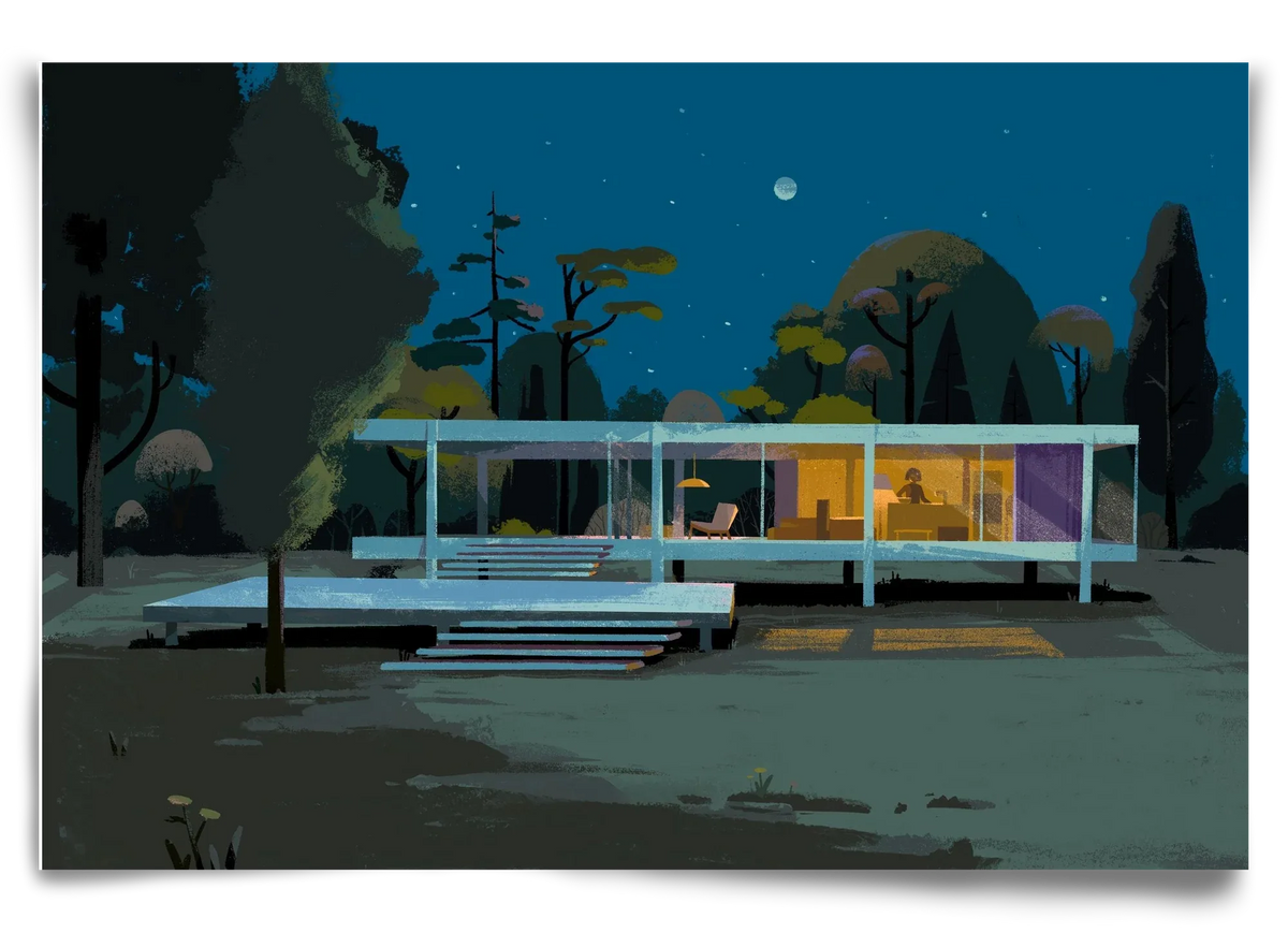 Mid-century at midnight - artbridge