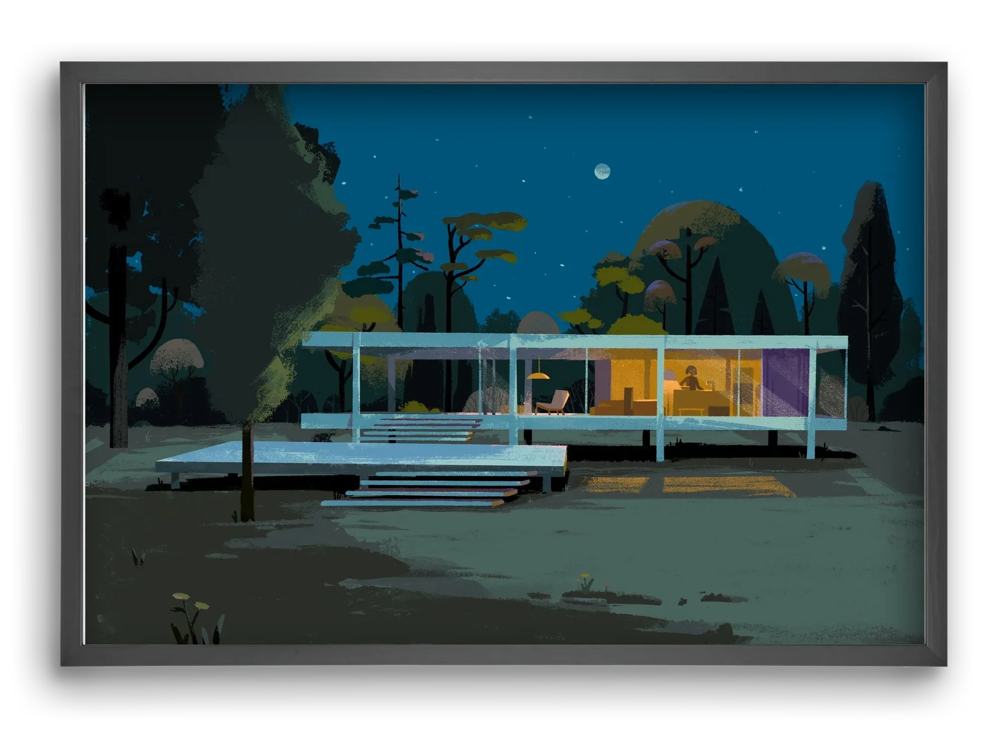 Mid-century at midnight - artbridge
