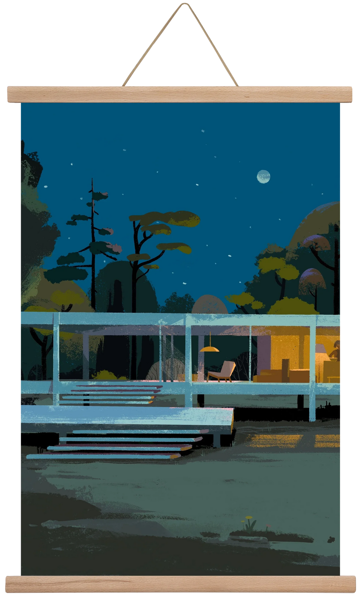 Mid-century at midnight - artbridge