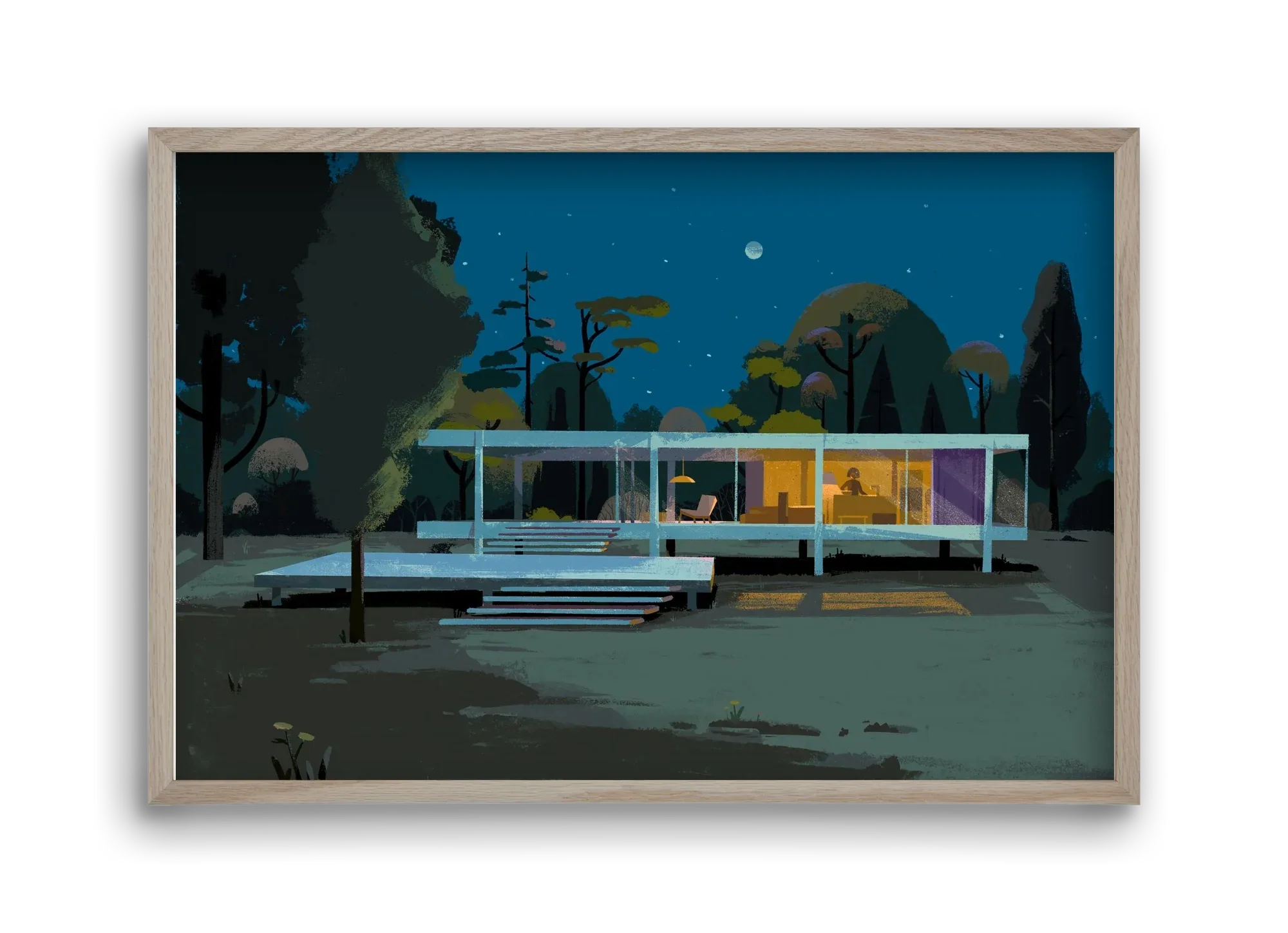 Mid-century at midnight - artbridge