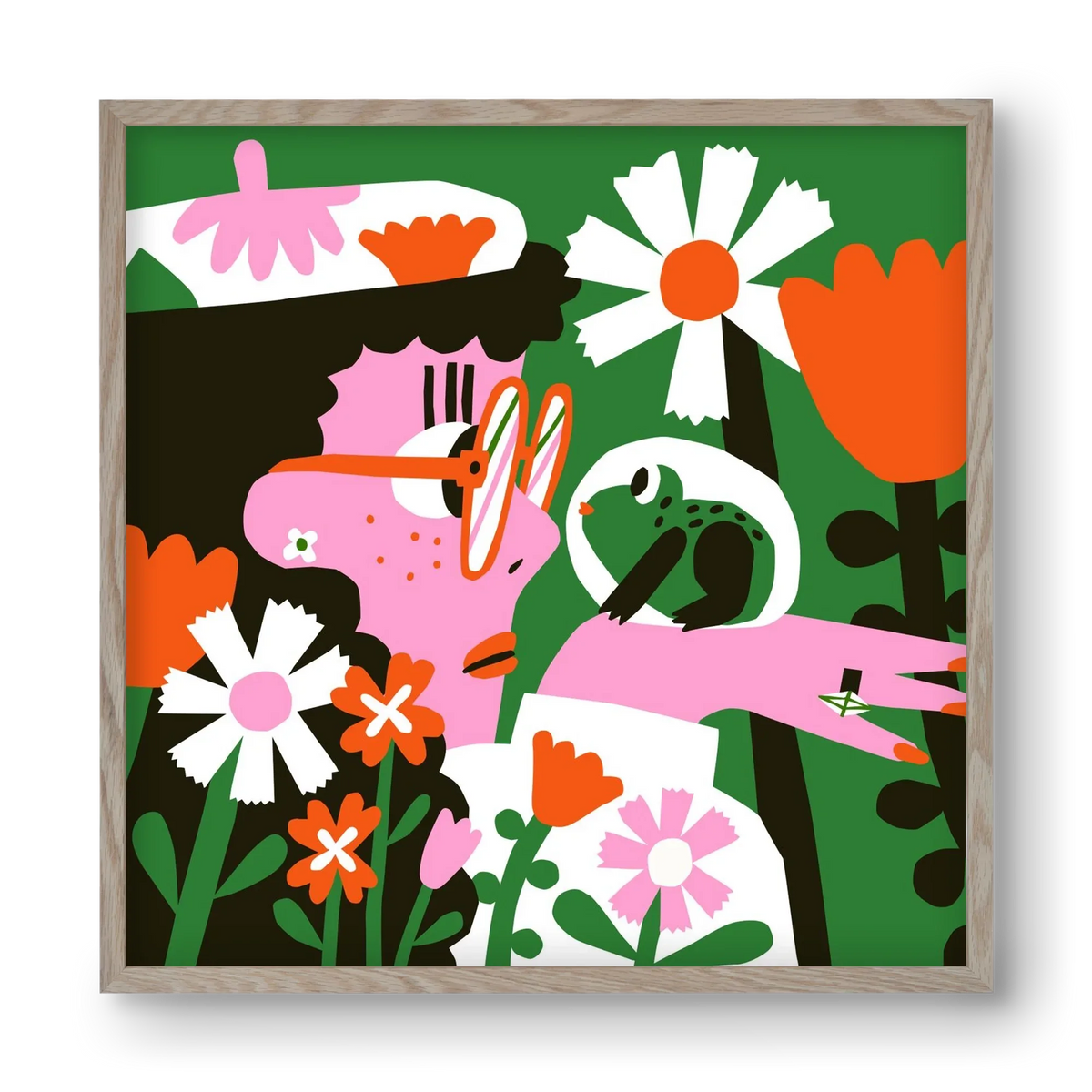 Frog in the garden - artbridge