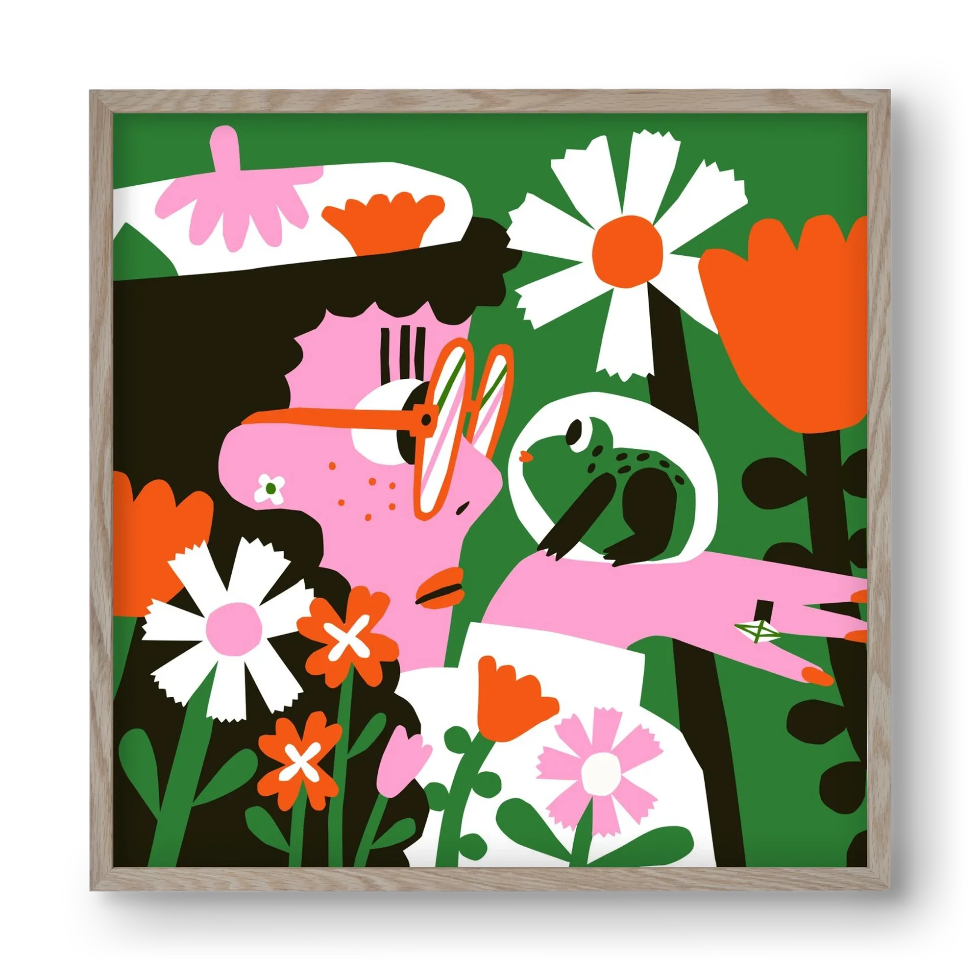 Frog in the garden - artbridge