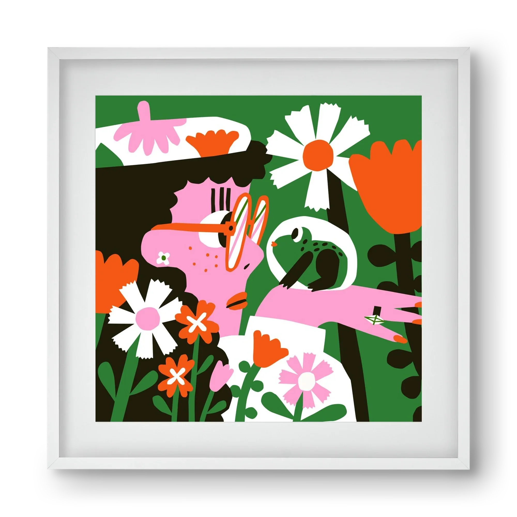 Frog in the garden - artbridge