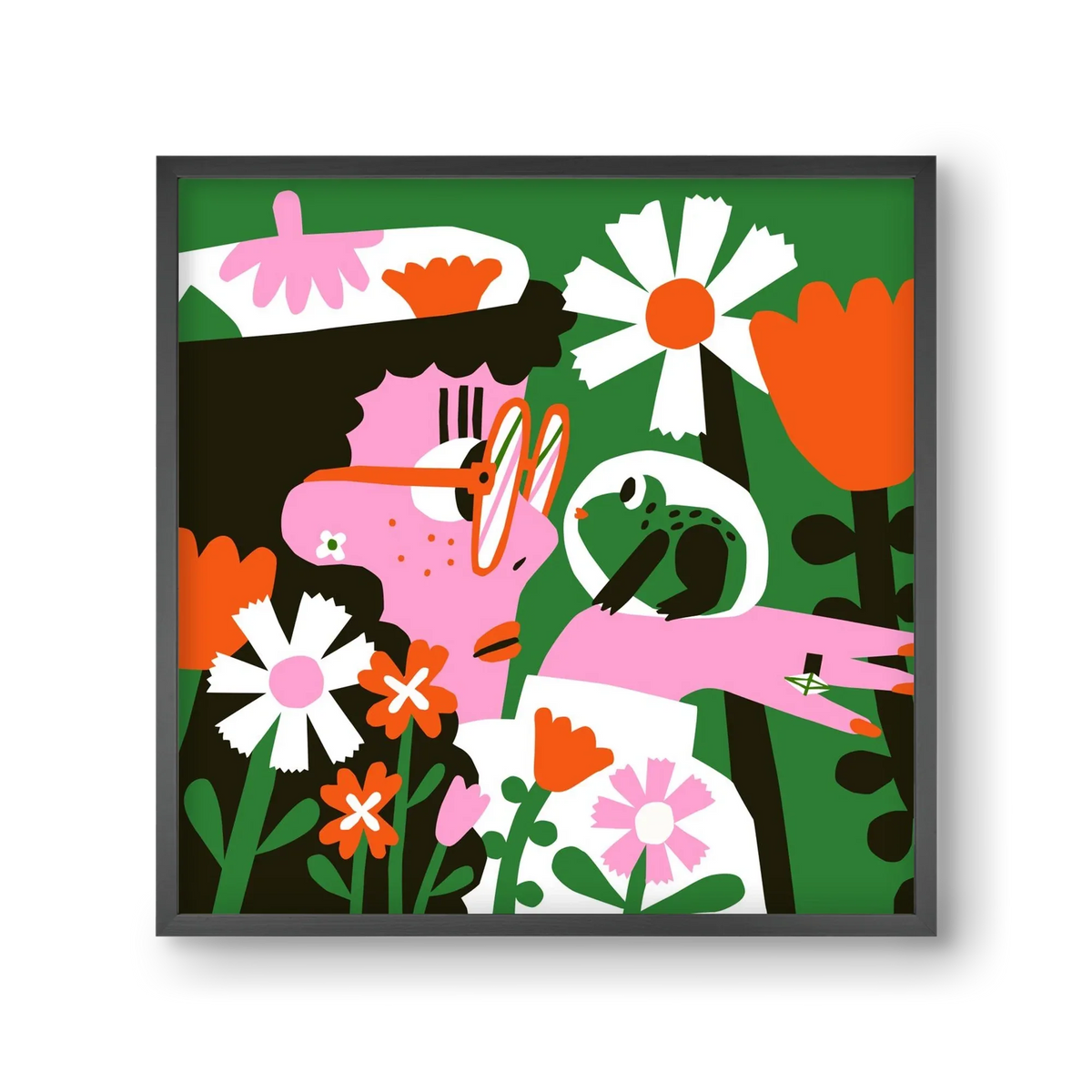 Frog in the garden - artbridge