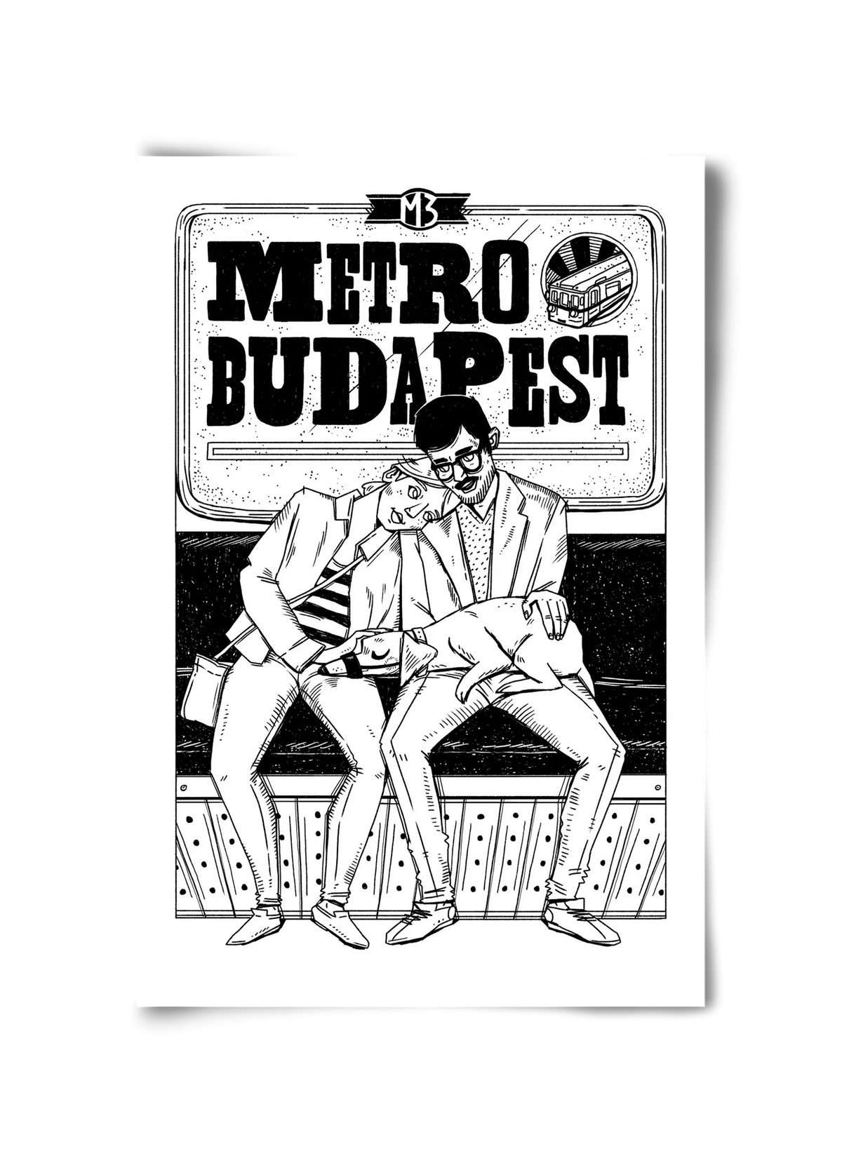 M3 metro kutyával - artbridge