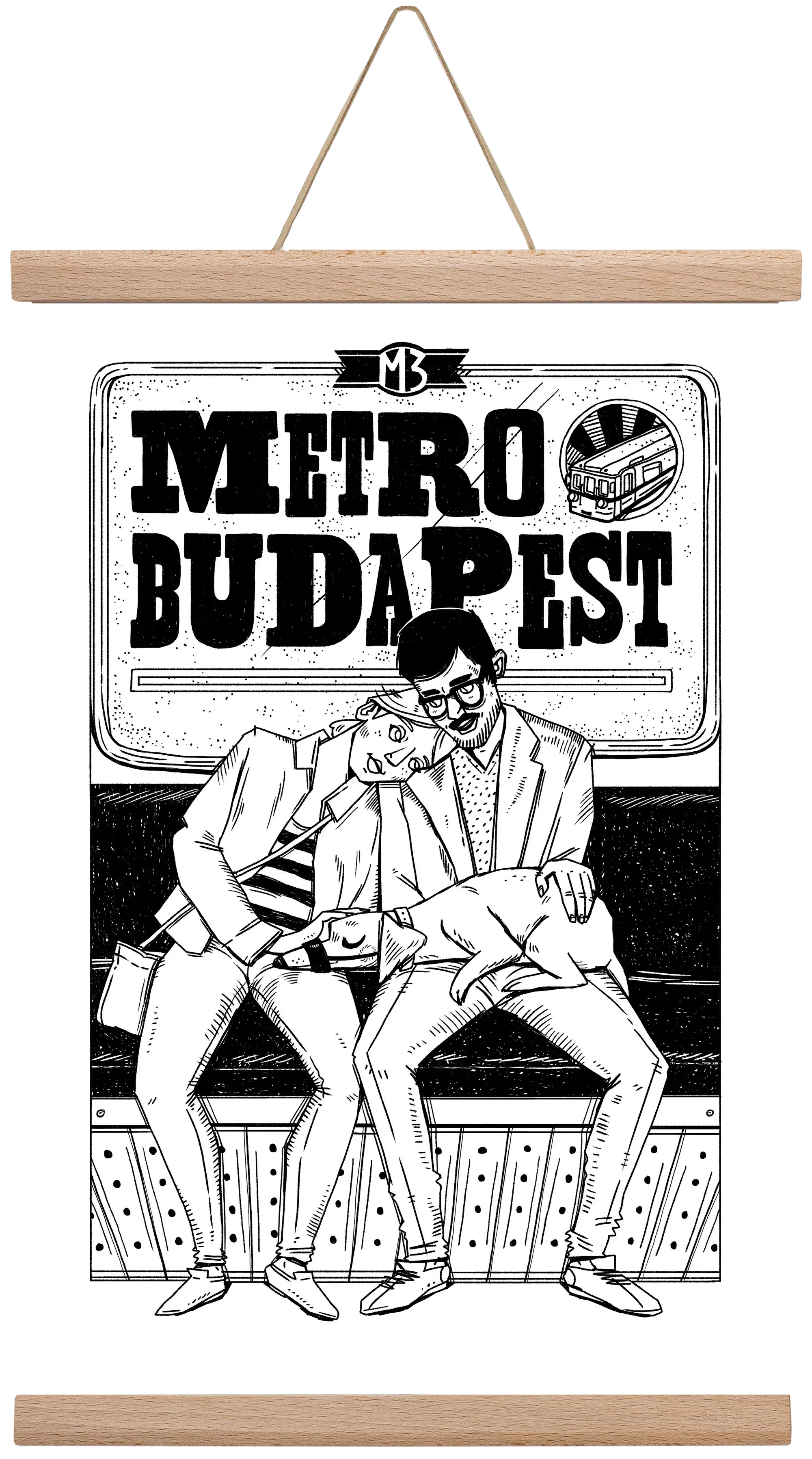 M3 metro kutyával - artbridge