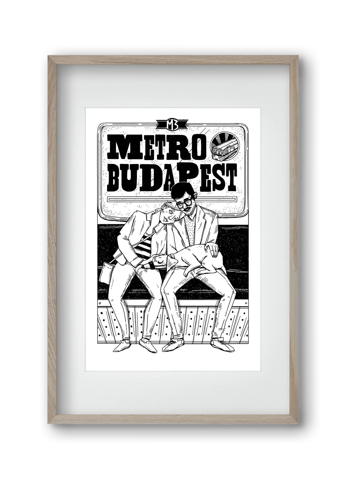 M3 metro kutyával - artbridge
