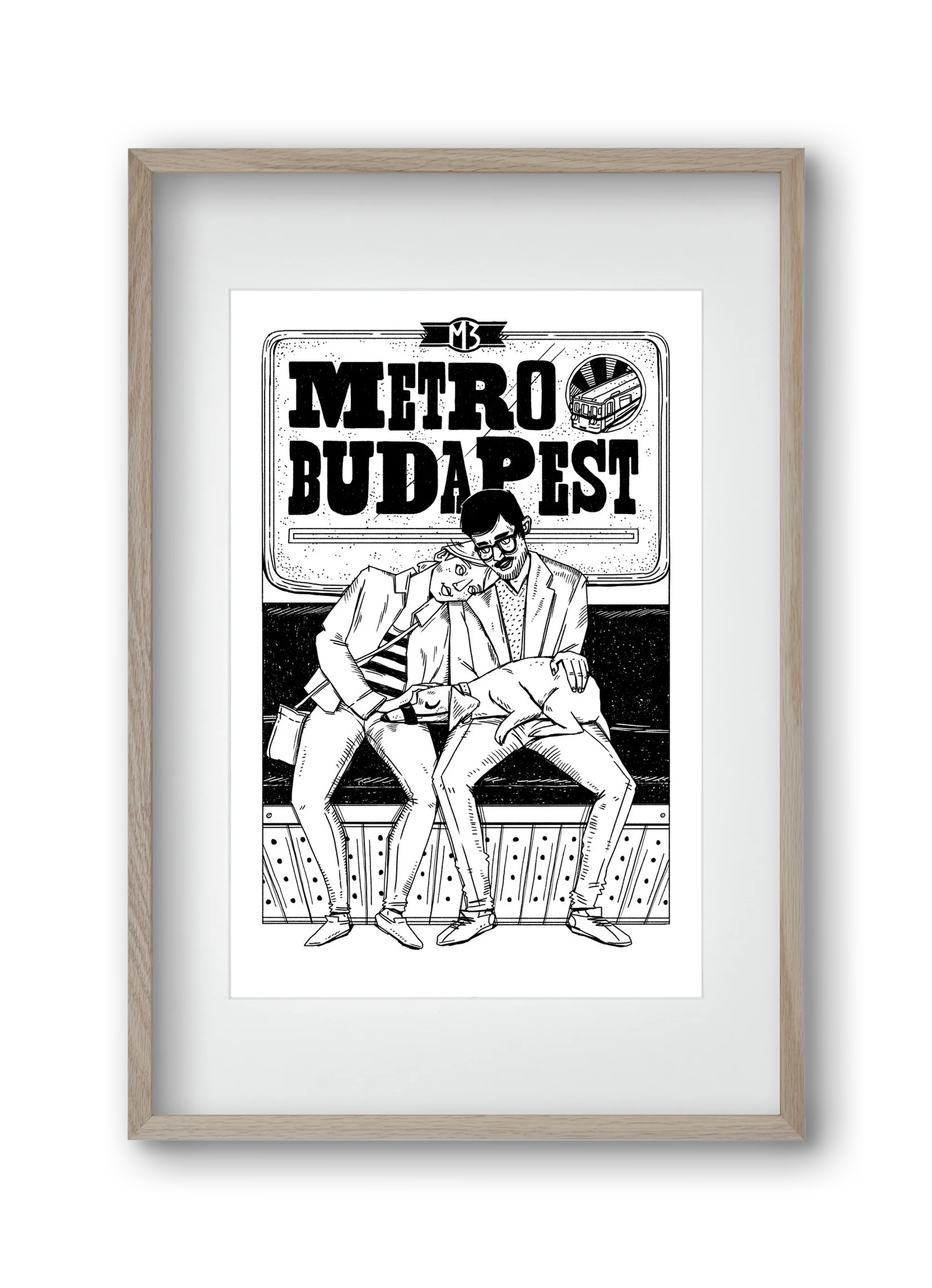 M3 metro kutyával - artbridge